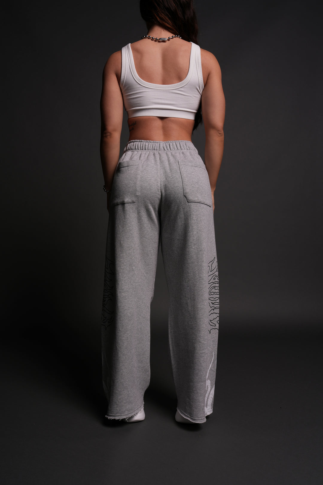 Ghost Flame Durst Sweats V2 in Light Athletic Gray