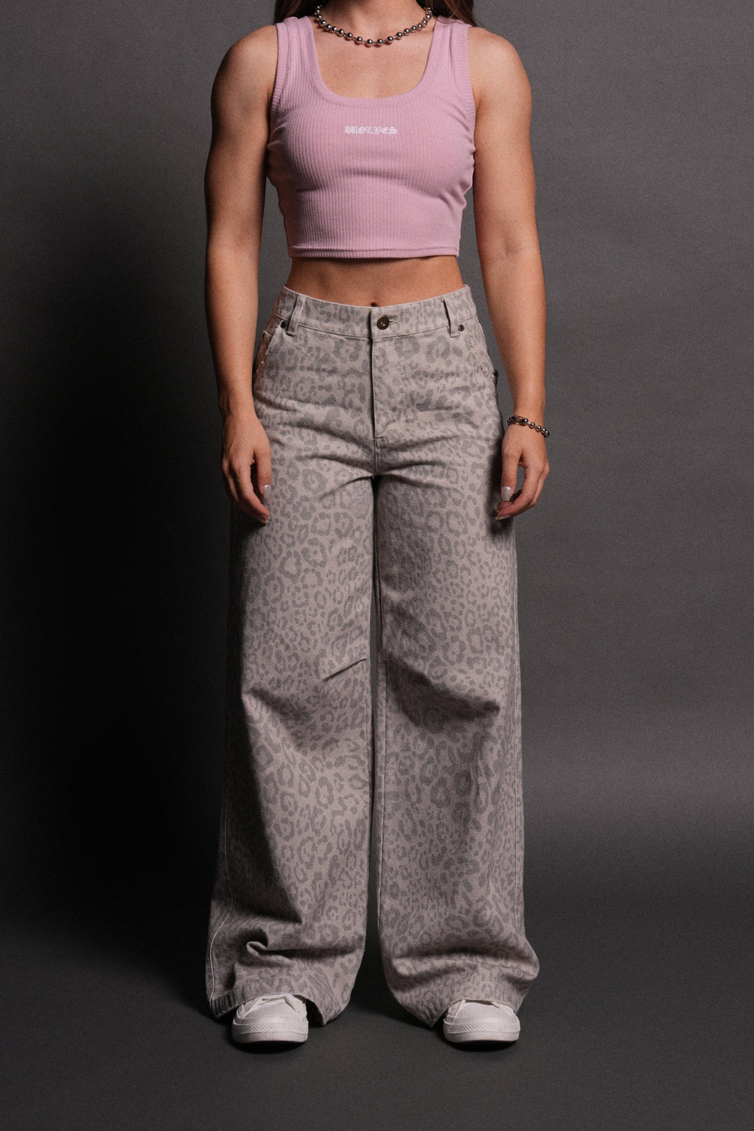 Wolf Chopper Brooklyn Denim Jeans in Clay Leopard