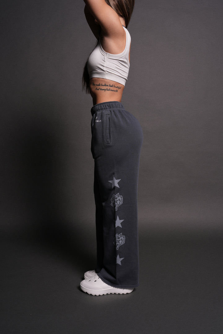 Wolf Star Couture Sweats in Darc Blue