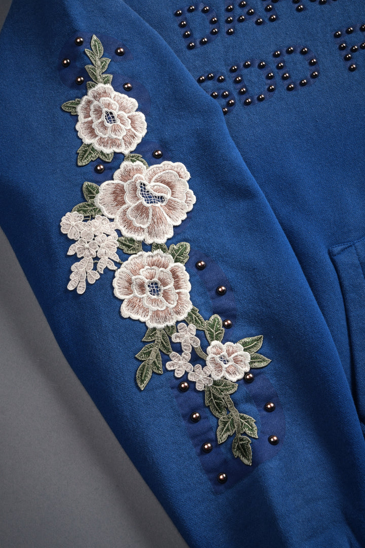 Rfc Ssdd Nfgu Pierce Hoodie in Darc Cobalt Sun Fade