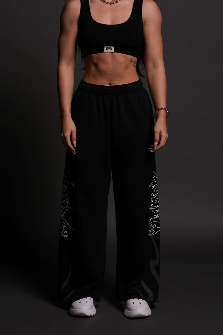 Ghost Flame Durst Sweats V2 in Black