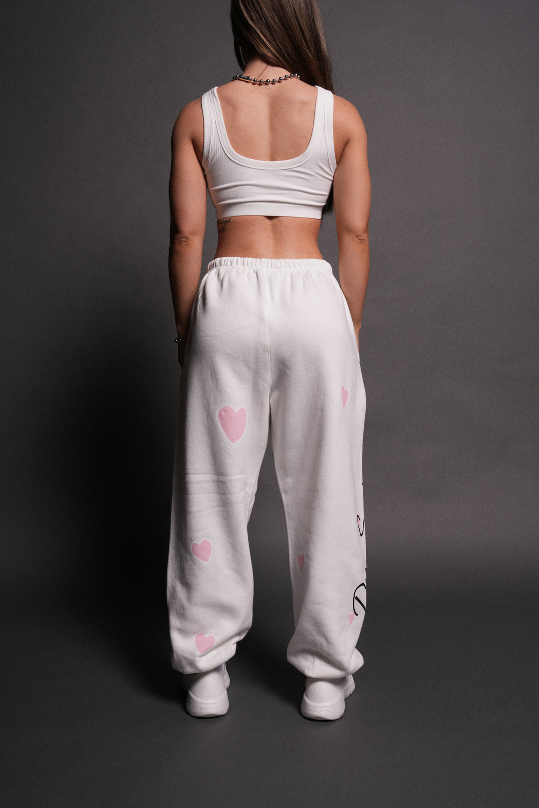Her Energy Lightweight Lounger Sweat Pants in Cream