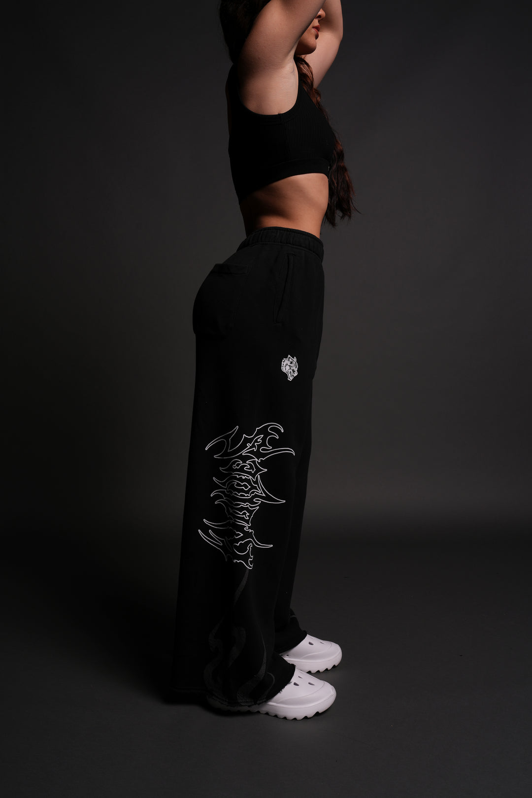 Ghost Flame Durst Sweats V2 in Black