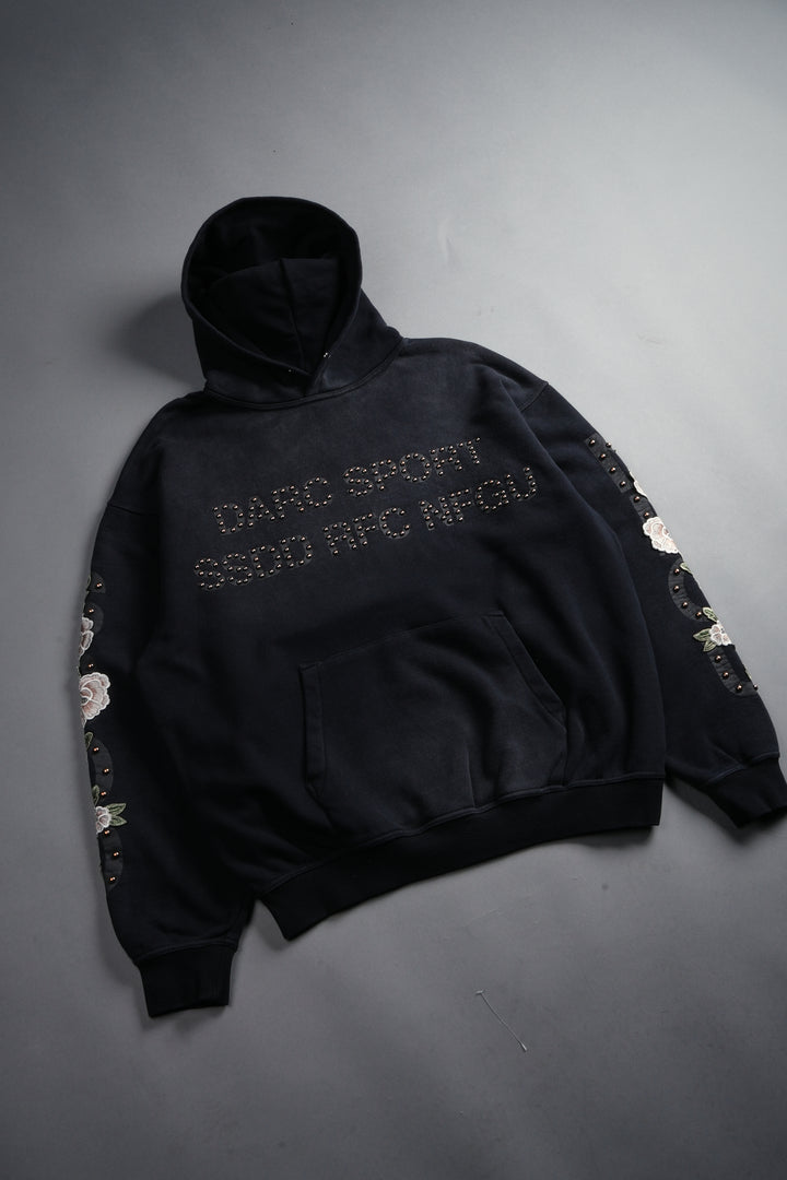 Rfc Ssdd Nfgu Pierce Hoodie in Black Sun Fade
