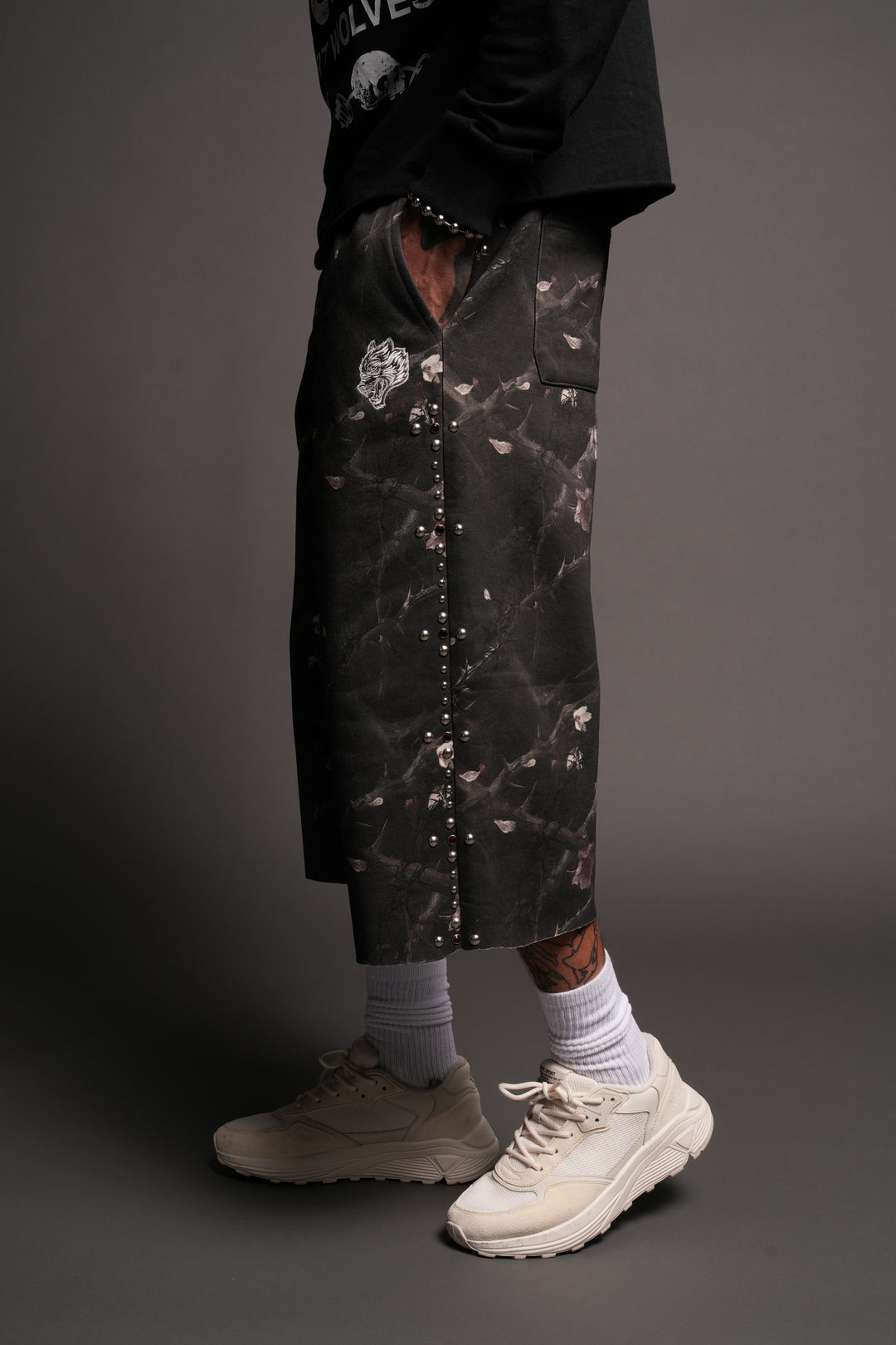 Wolves Heritage Lennox Sweat Pants In All Of Us Camo