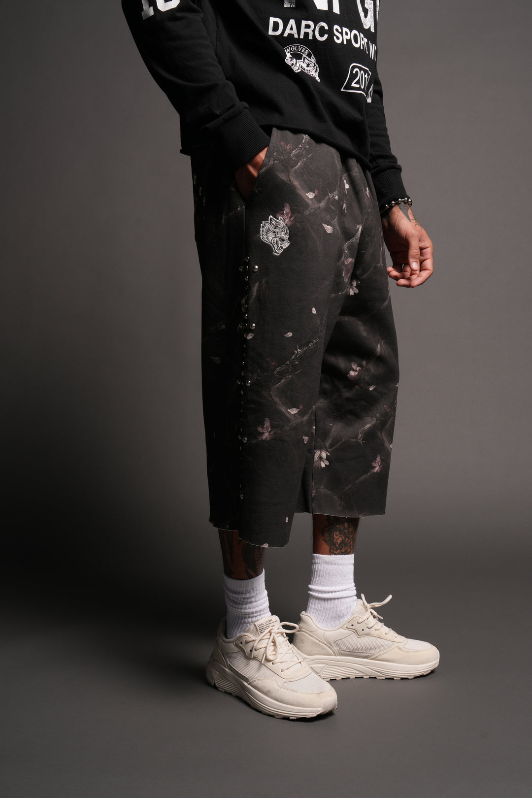 Wolves Heritage Lennox Sweat Pants In All Of Us Camo