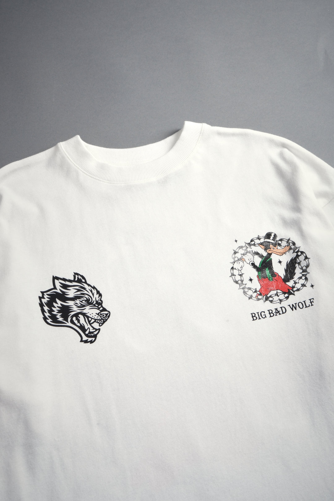 Big Bad Wolf Forever Premium Oversized Tee in Cream