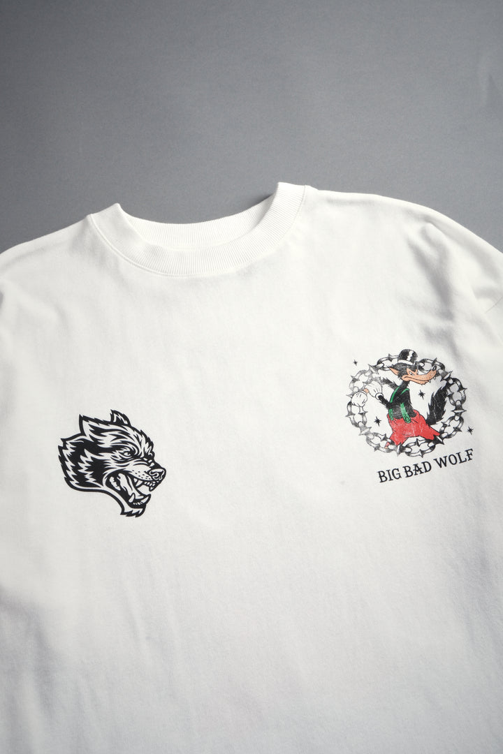Big Bad Wolf Forever Premium Oversized Tee in Cream