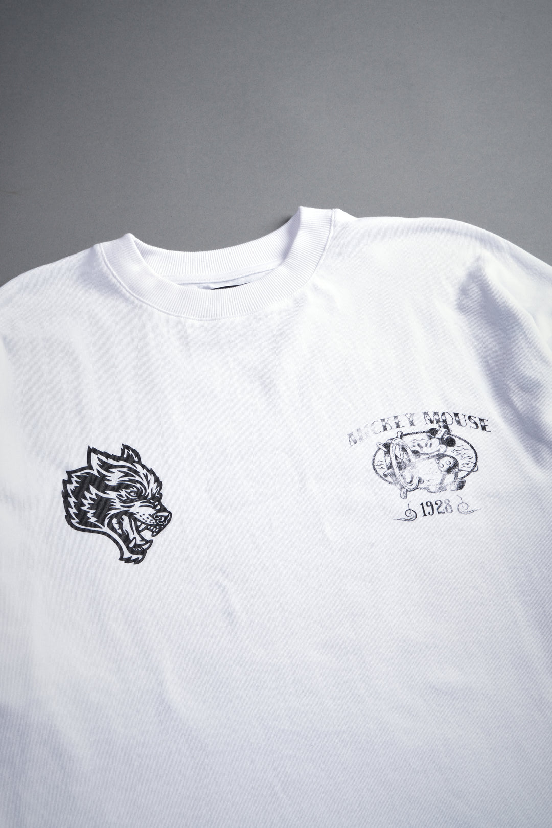 Sailor Wolves Premium Oversized Tee in White