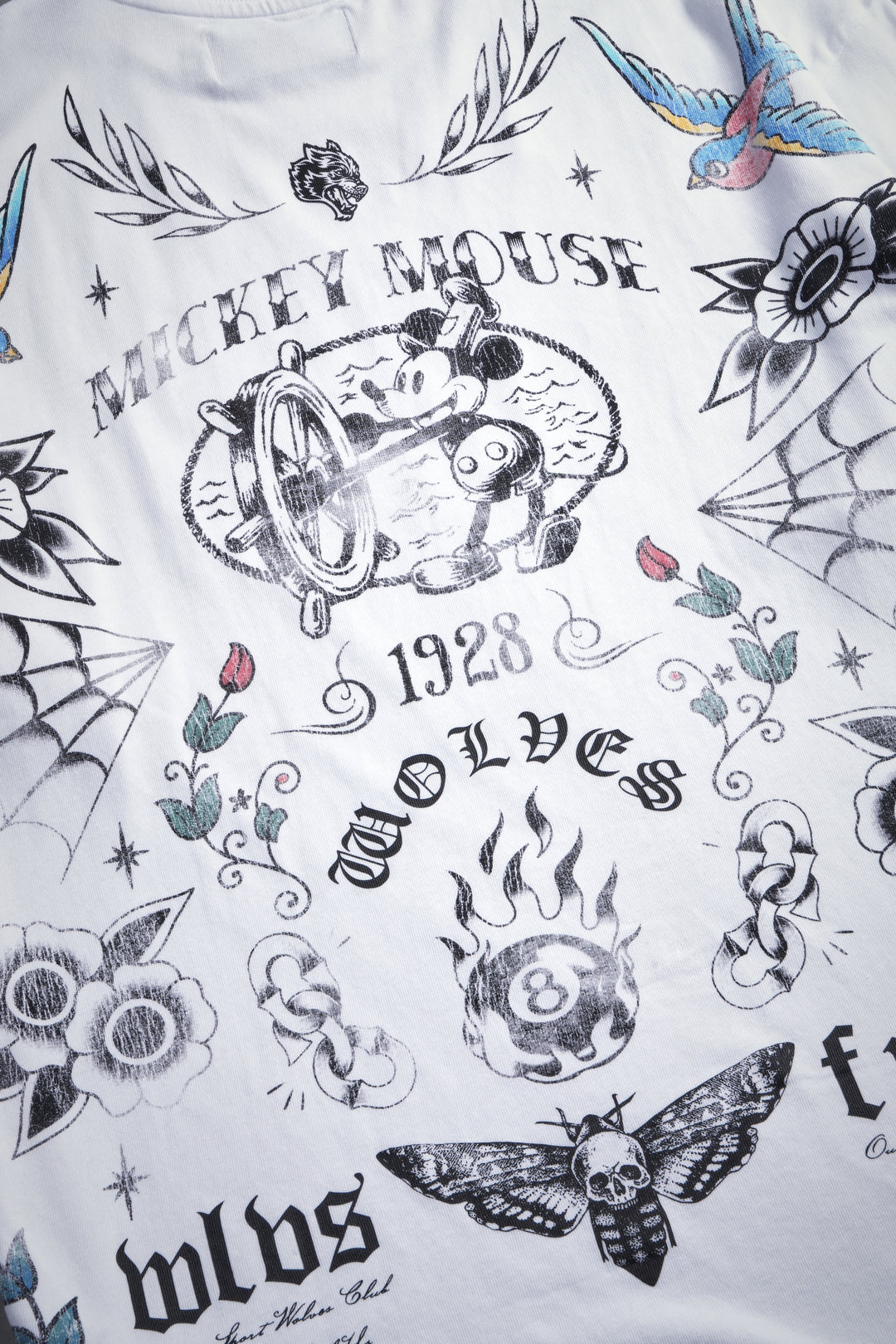Sailor Wolves Premium Oversized Tee in White
