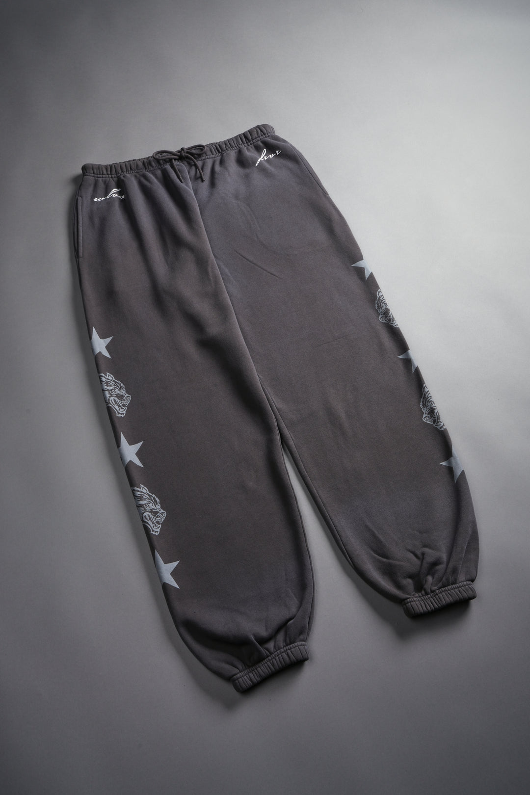 Wolf Star Lightweight Lounger Sweat Pants in Wolf Gray Drift Wash