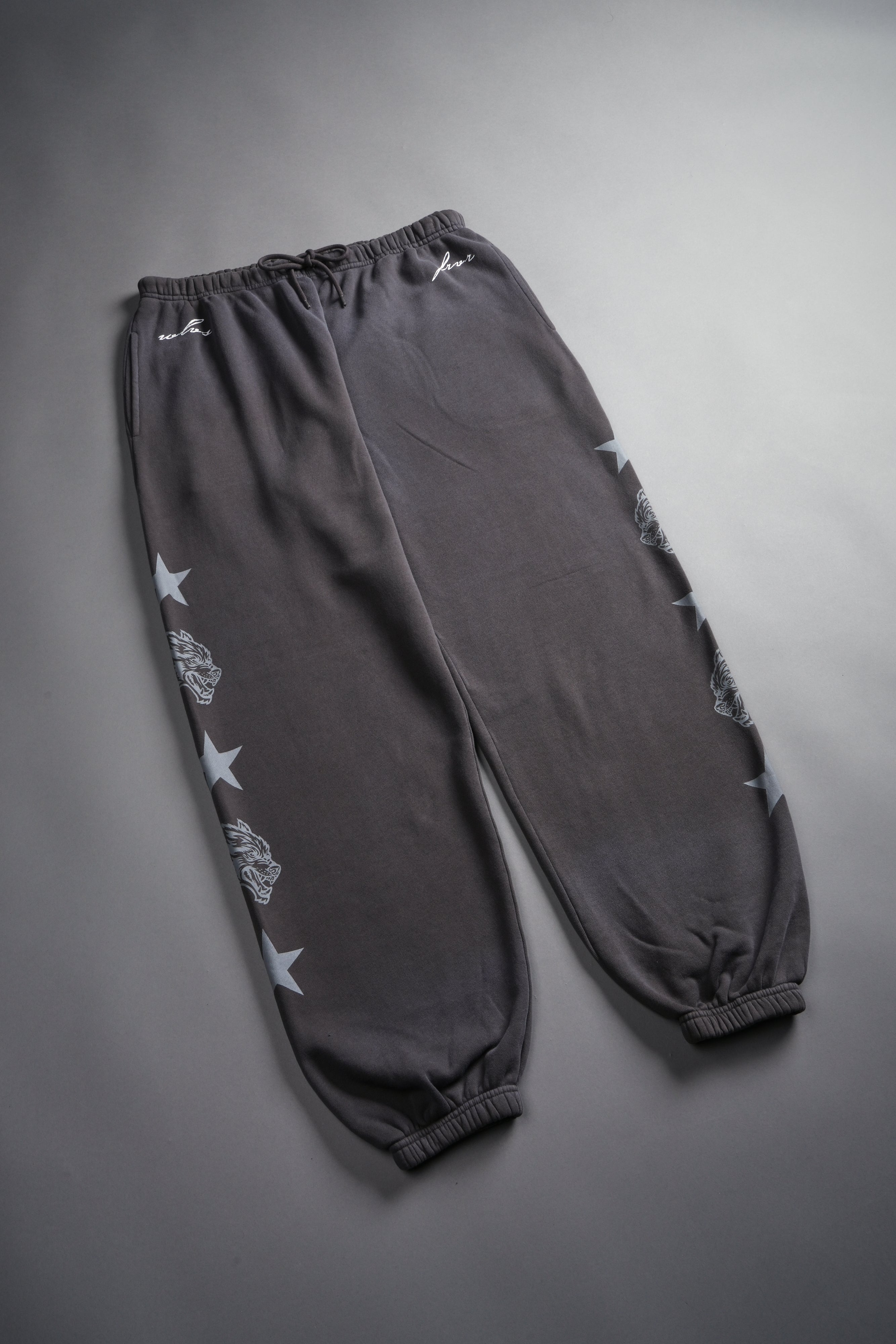 Wolf Star Lightweight Lounger Sweat Pants in Wolf Gray Drift Wash