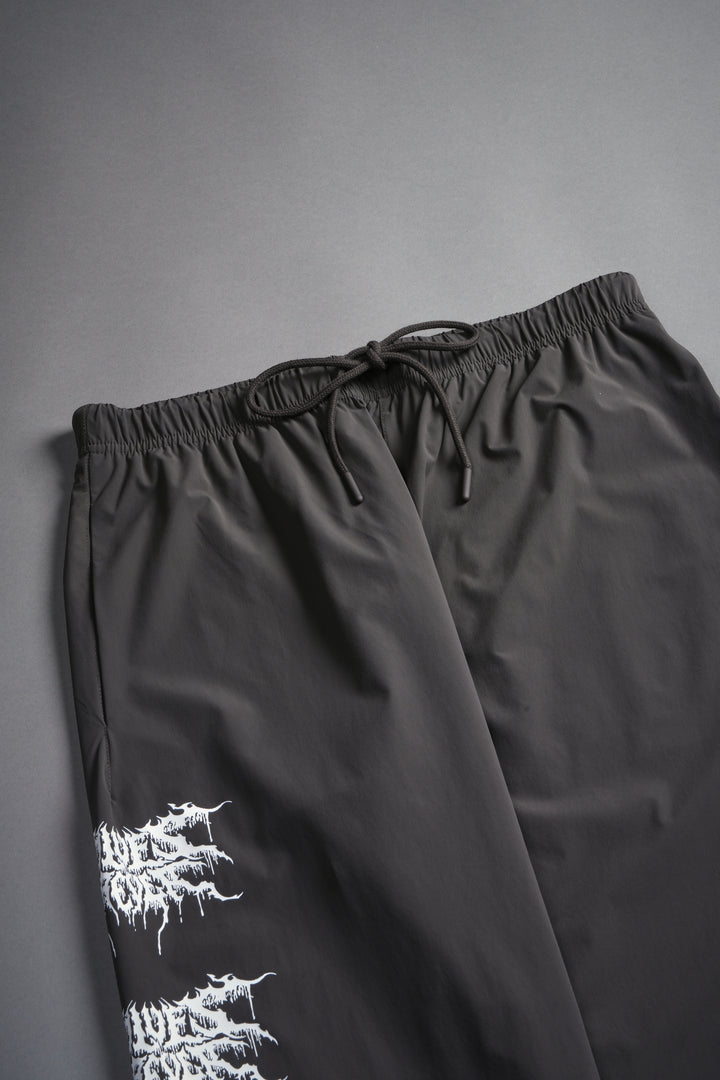 Shadow Hybrid Nylon Track Pants in Wolf Gray