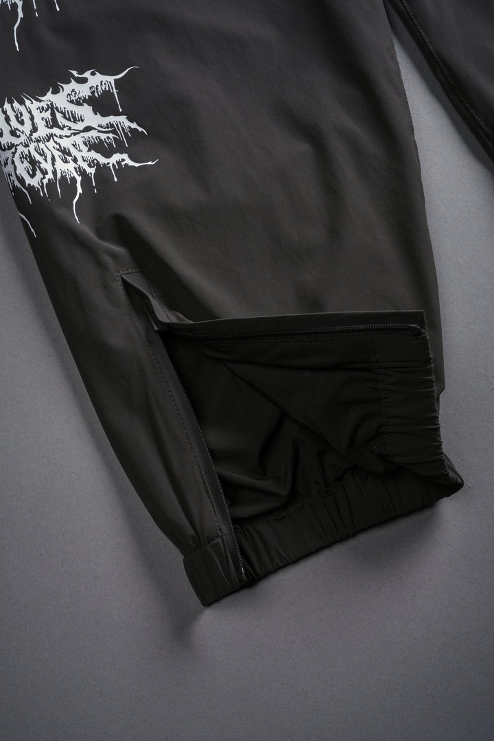 Shadow Hybrid Nylon Track Pants in Wolf Gray