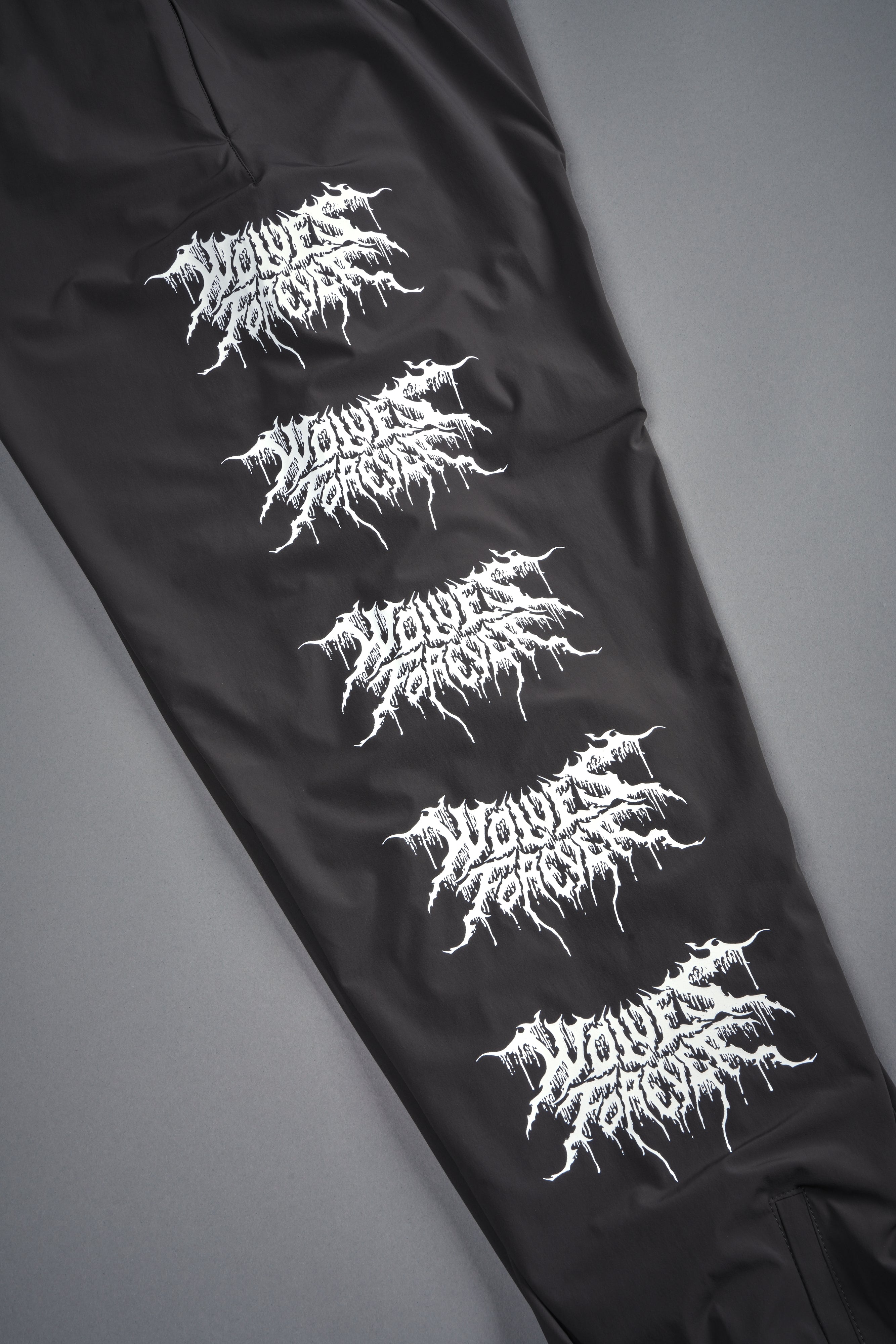 Shadow Hybrid Nylon Track Pants in Wolf Gray