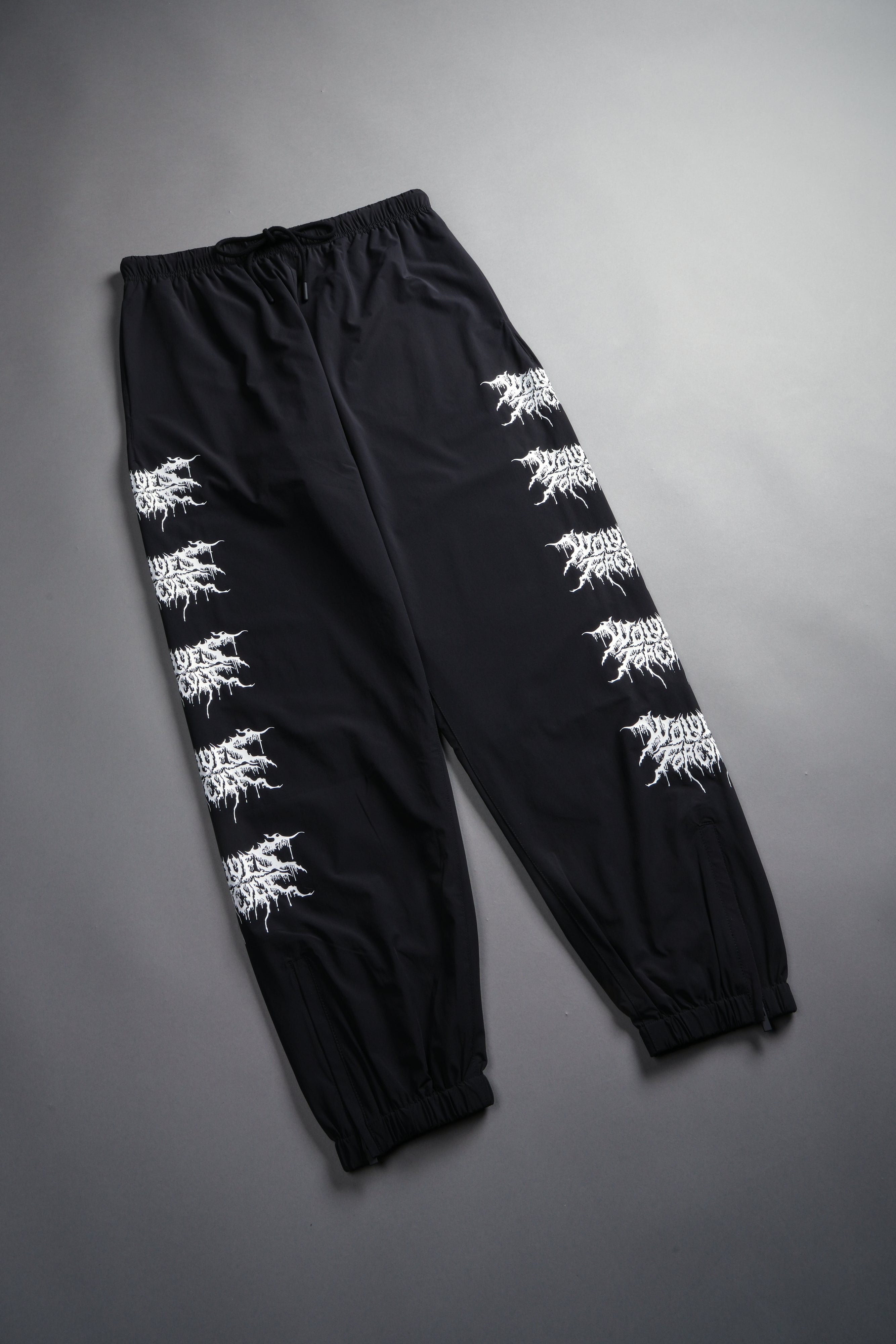 Shadow Hybrid Nylon Track Pants in Black