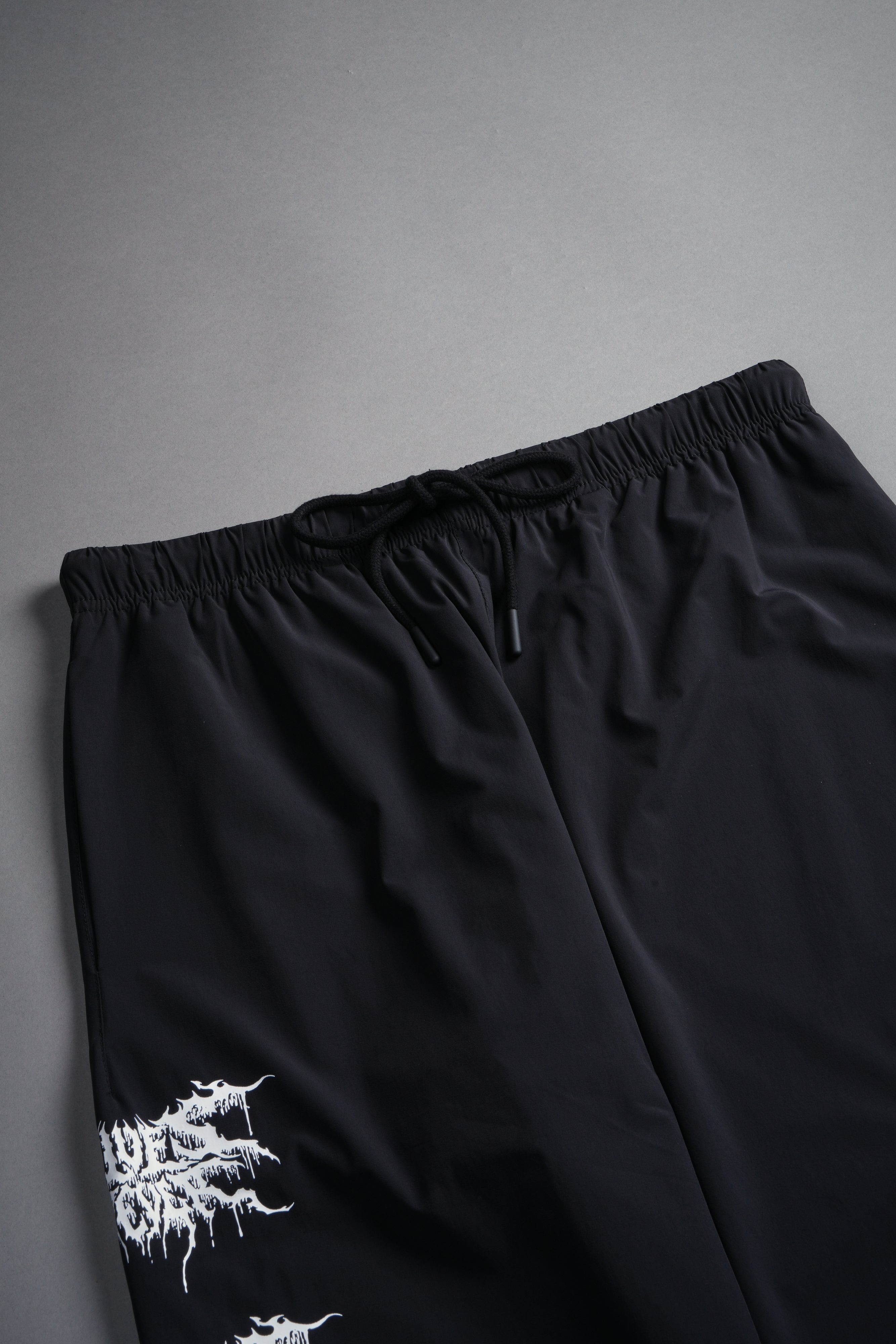 Shadow Hybrid Nylon Track Pants in Black