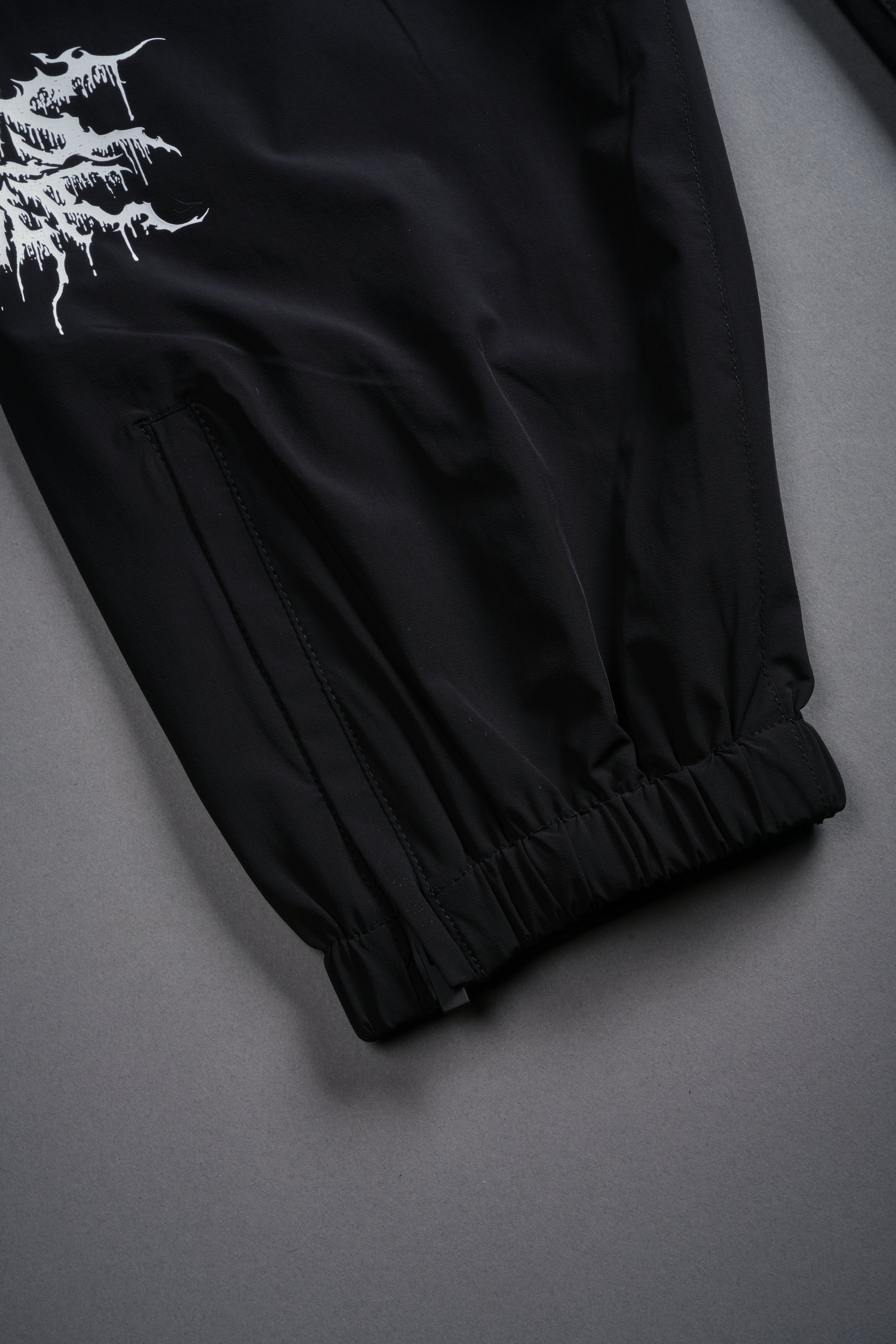 Shadow Hybrid Nylon Track Pants in Black