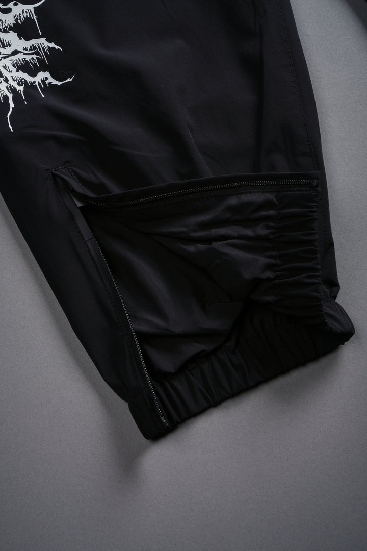 Shadow Hybrid Nylon Track Pants in Black