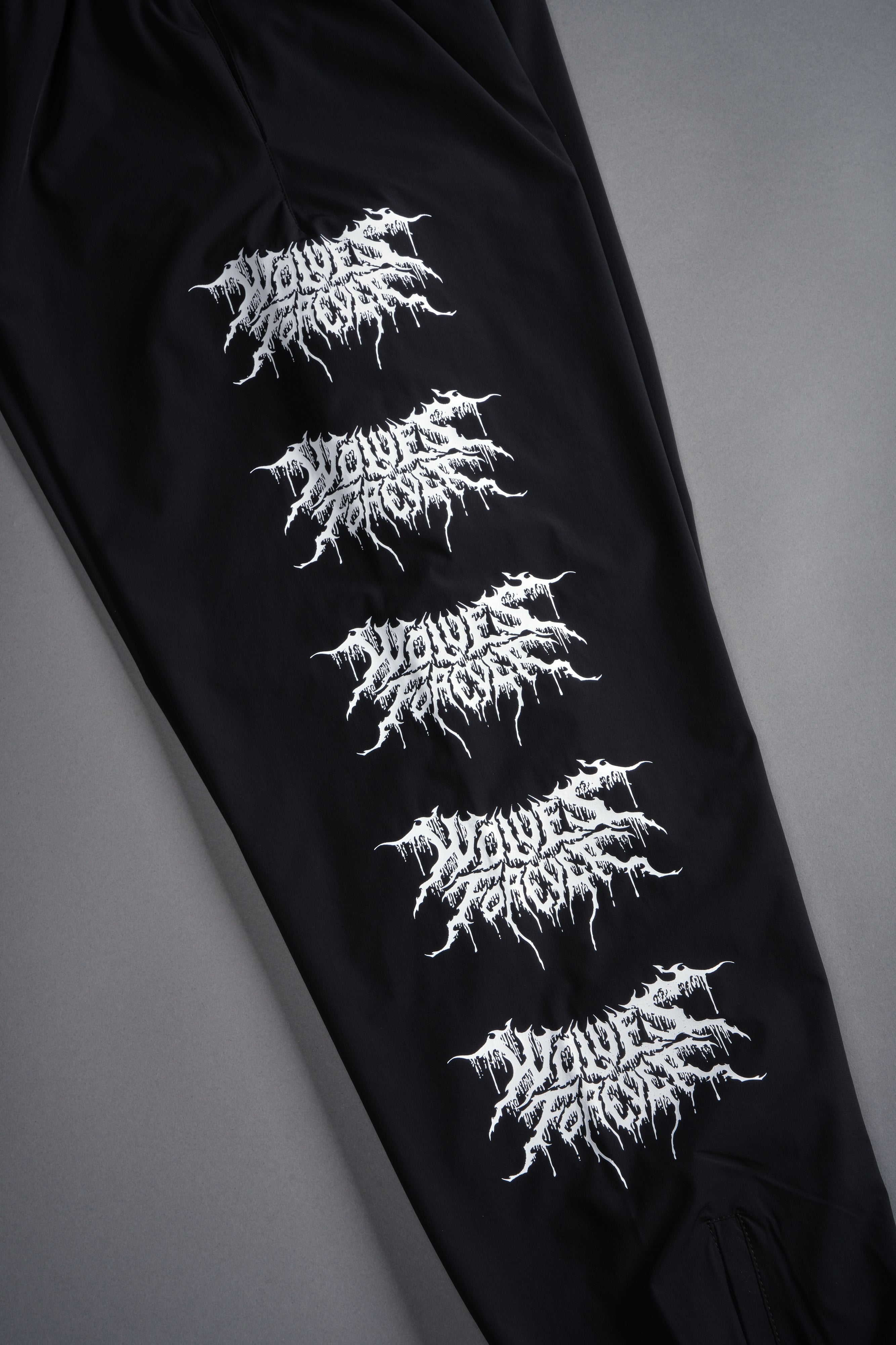 Shadow Hybrid Nylon Track Pants in Black