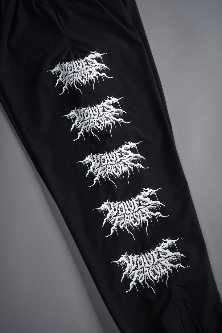 Shadow Hybrid Nylon Track Pants in Black