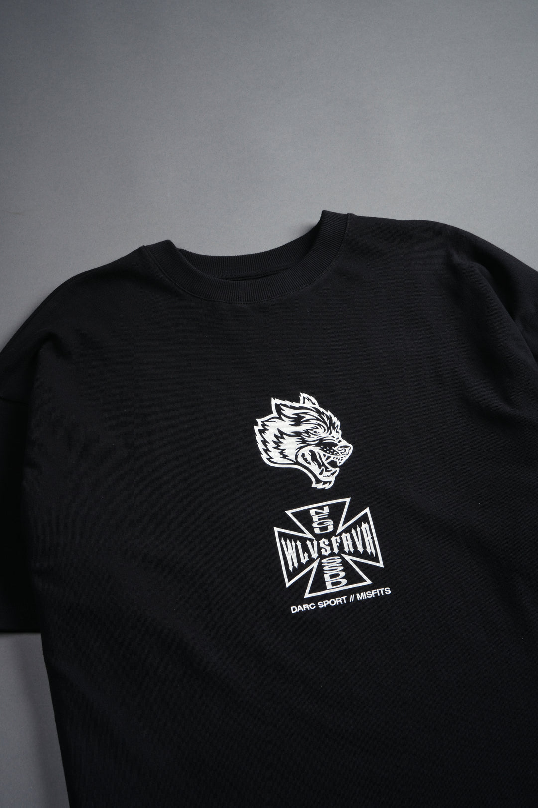 Bodybuilding Fiend Premium Oversized Tee in Black
