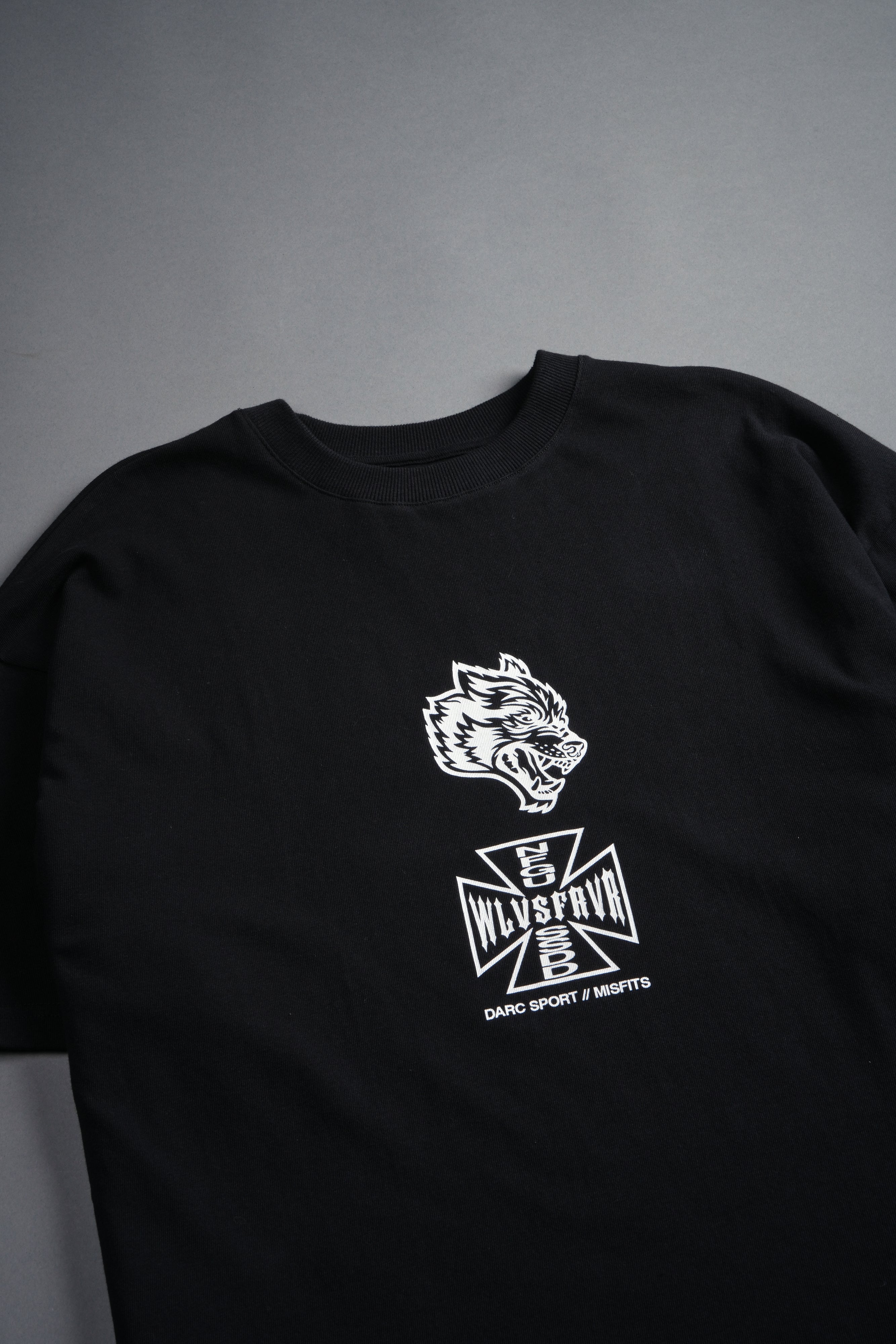 Bodybuilding Fiend Premium Oversized Tee in Black