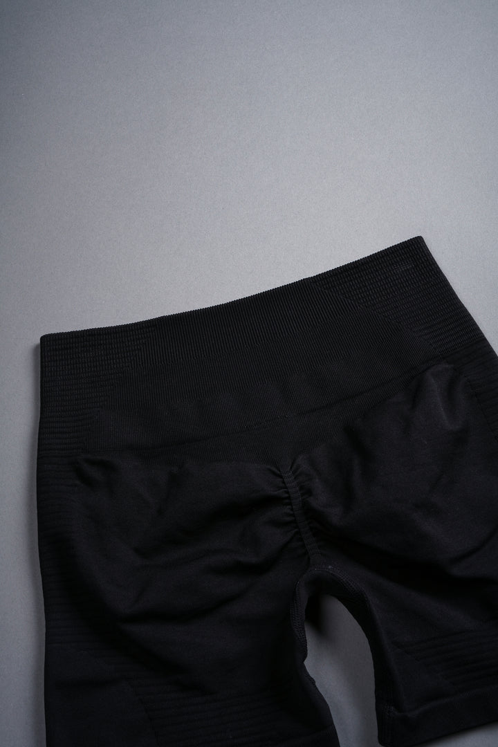 Keep On Fighting Everson Seamless "Valencourt" Shorts in Black