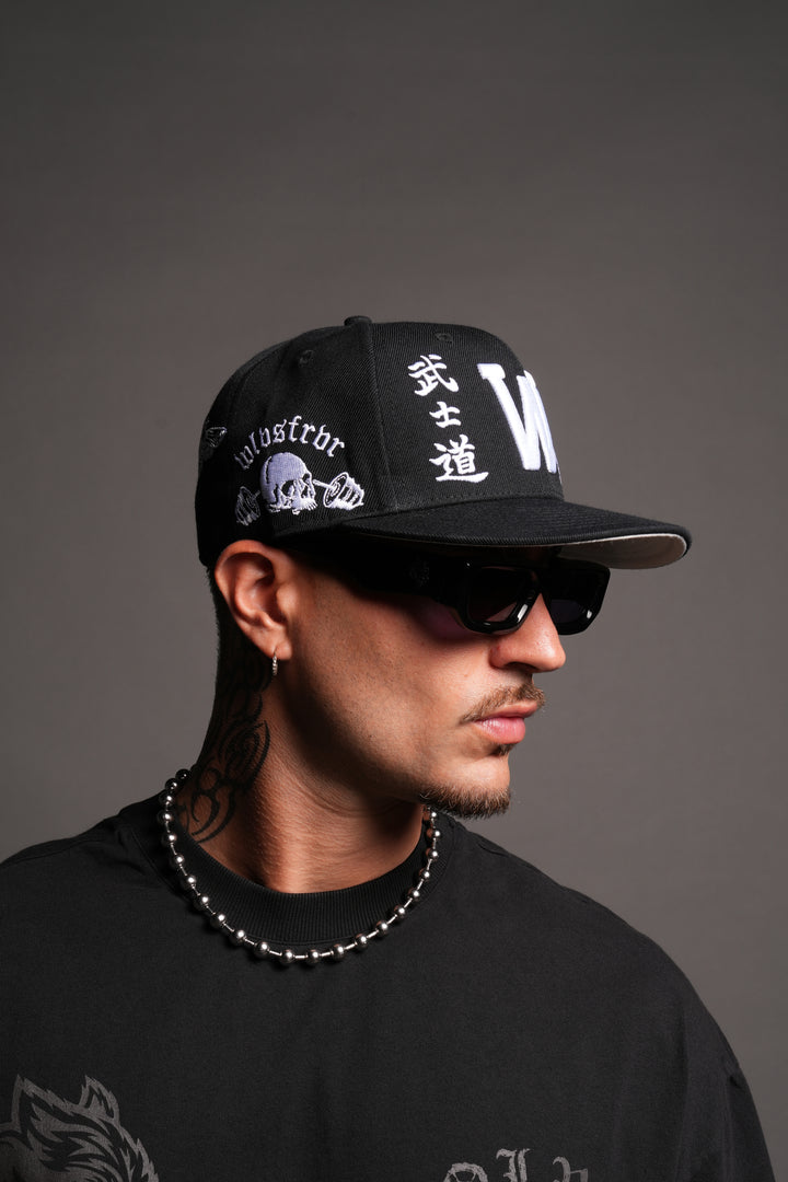 Darc Sport Icons Fitted Cap In Black/White
