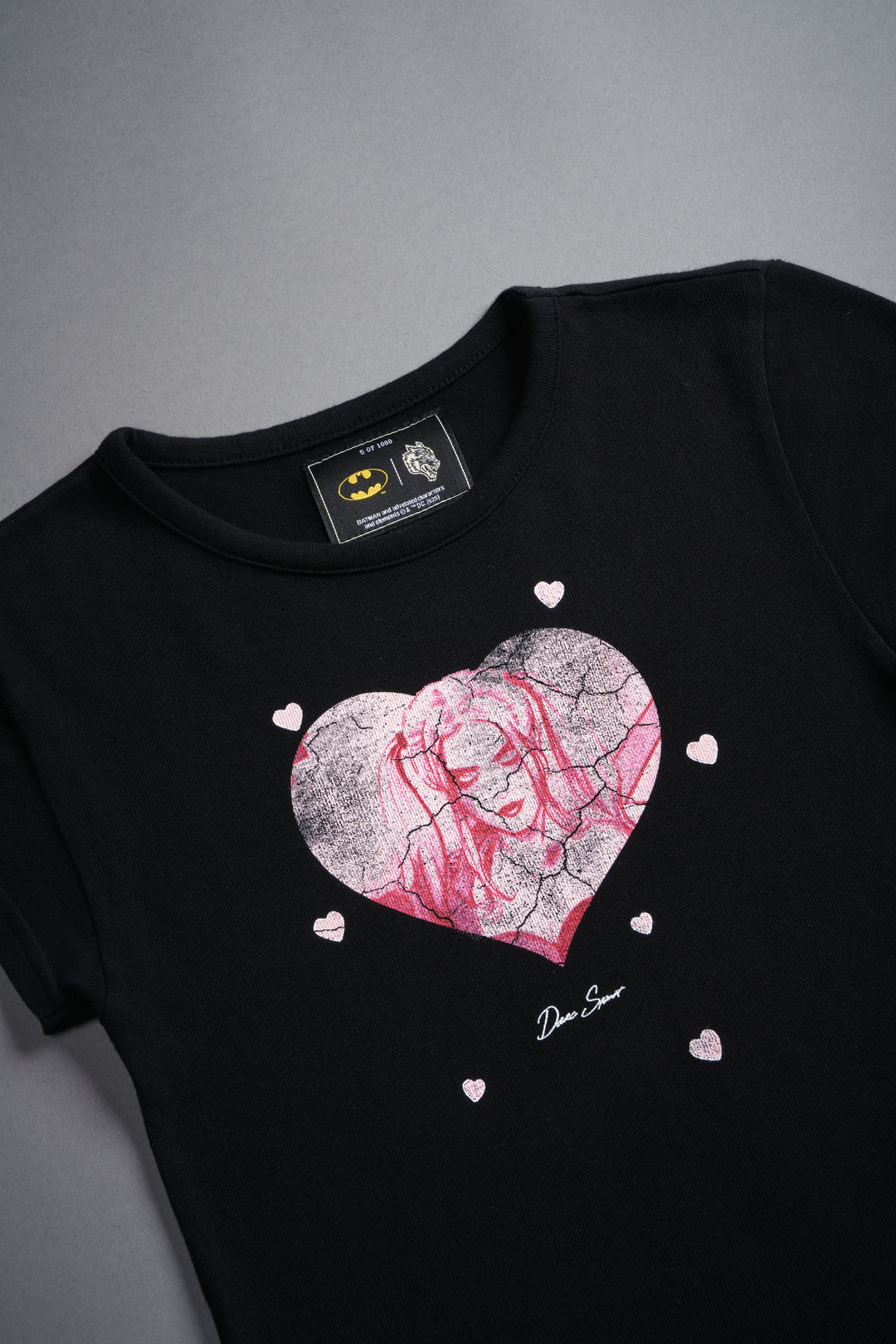 Her Energy "Baby" Tee in Black