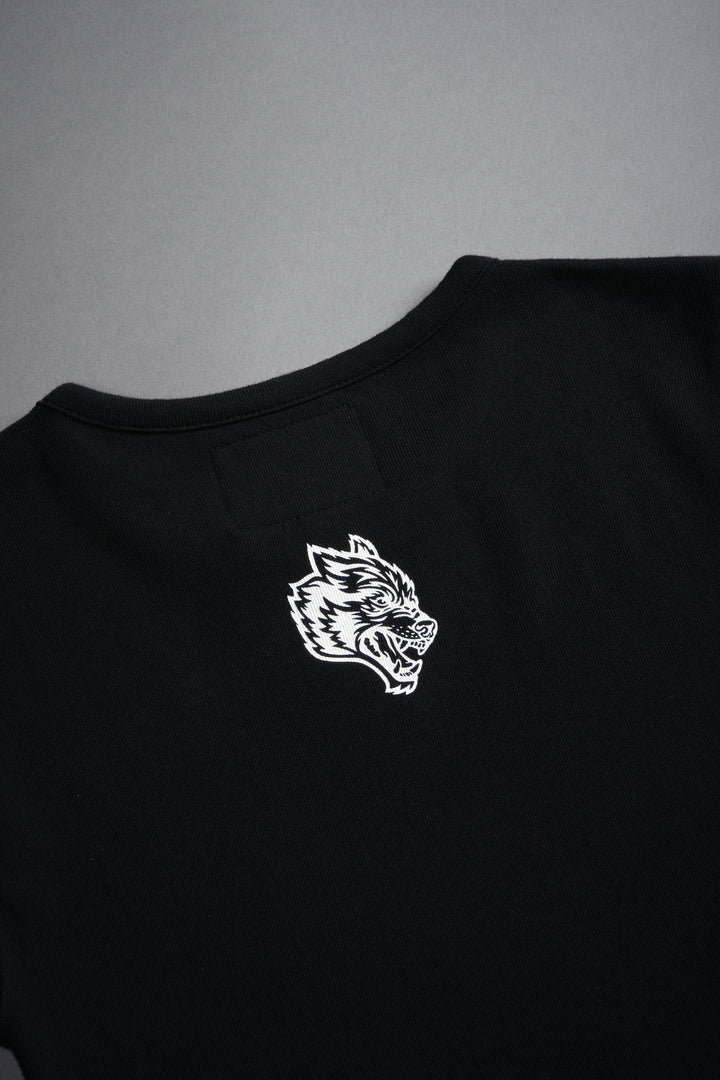Her Energy "Baby" Tee in Black