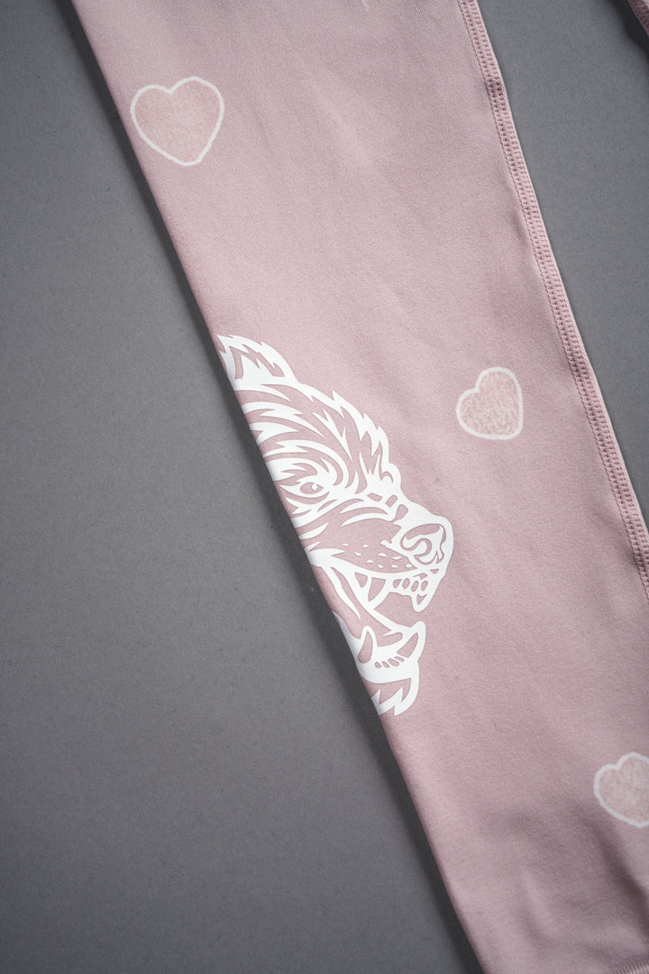 Her Energy "Everson" Huxley Scrunch Leggings in Heart Candy Blush Pink