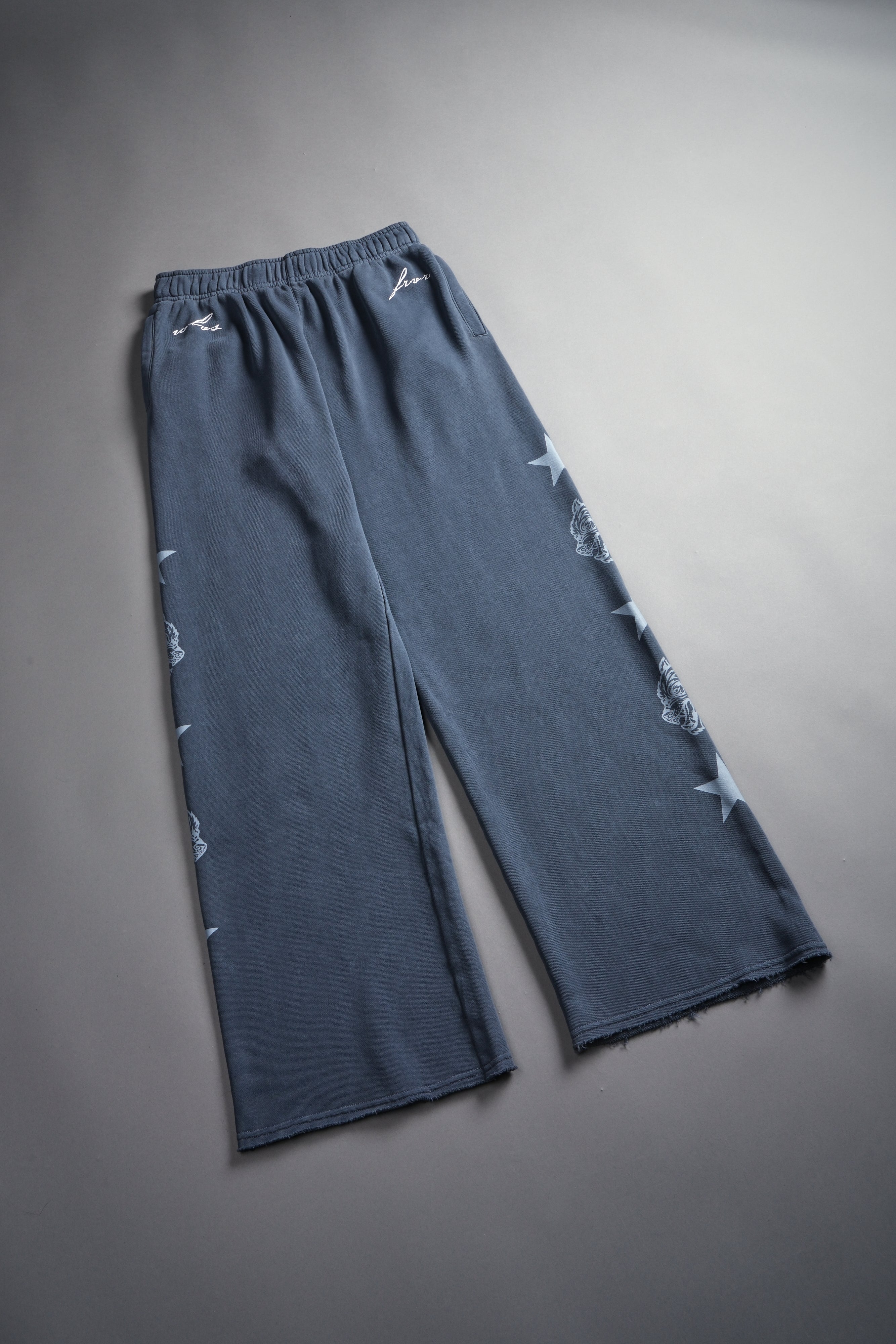 Wolf Star Couture Sweats in Darc Blue