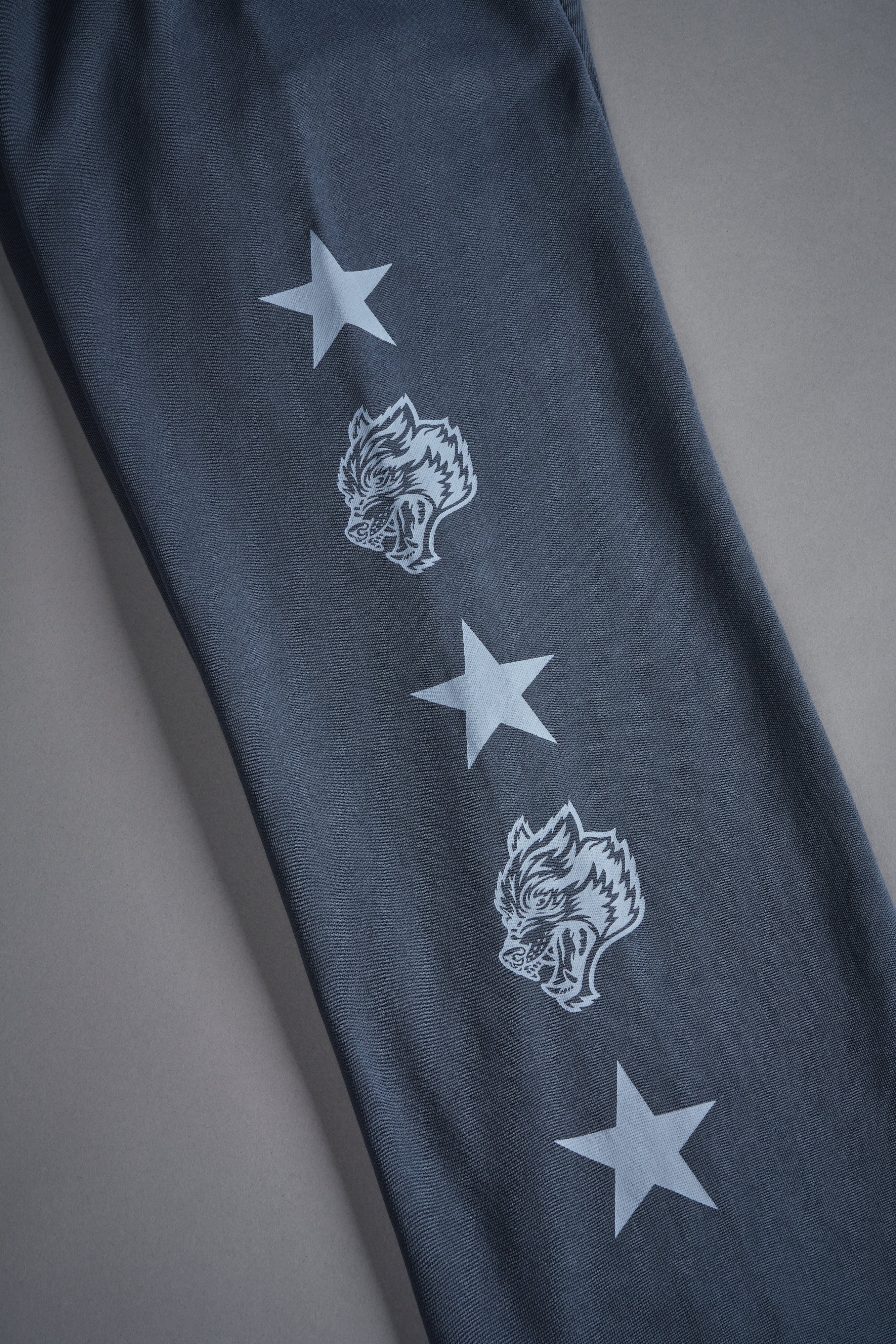 Wolf Star Couture Sweats in Darc Blue