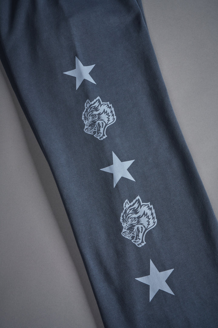Wolf Star Couture Sweats in Darc Blue