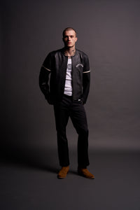 Chopper Jesse Biker Jacket in Black