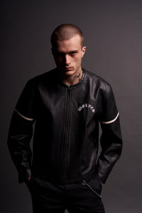 Chopper Jesse Biker Jacket in Black
