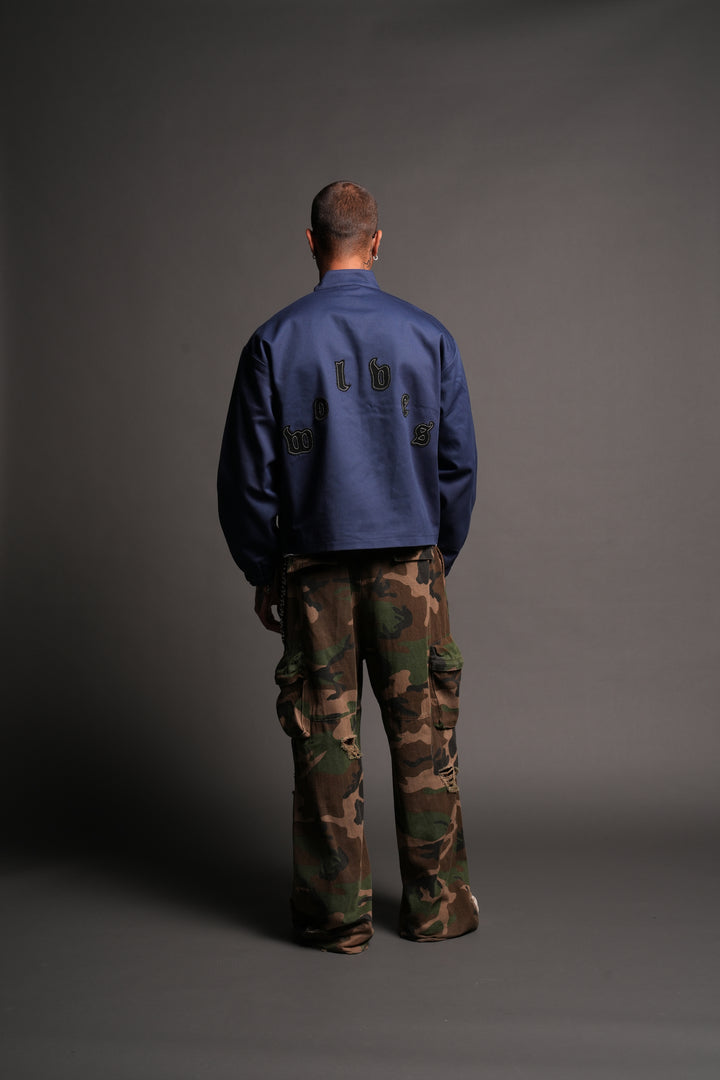 Fallen Virtues Shelby Jacket In Navy