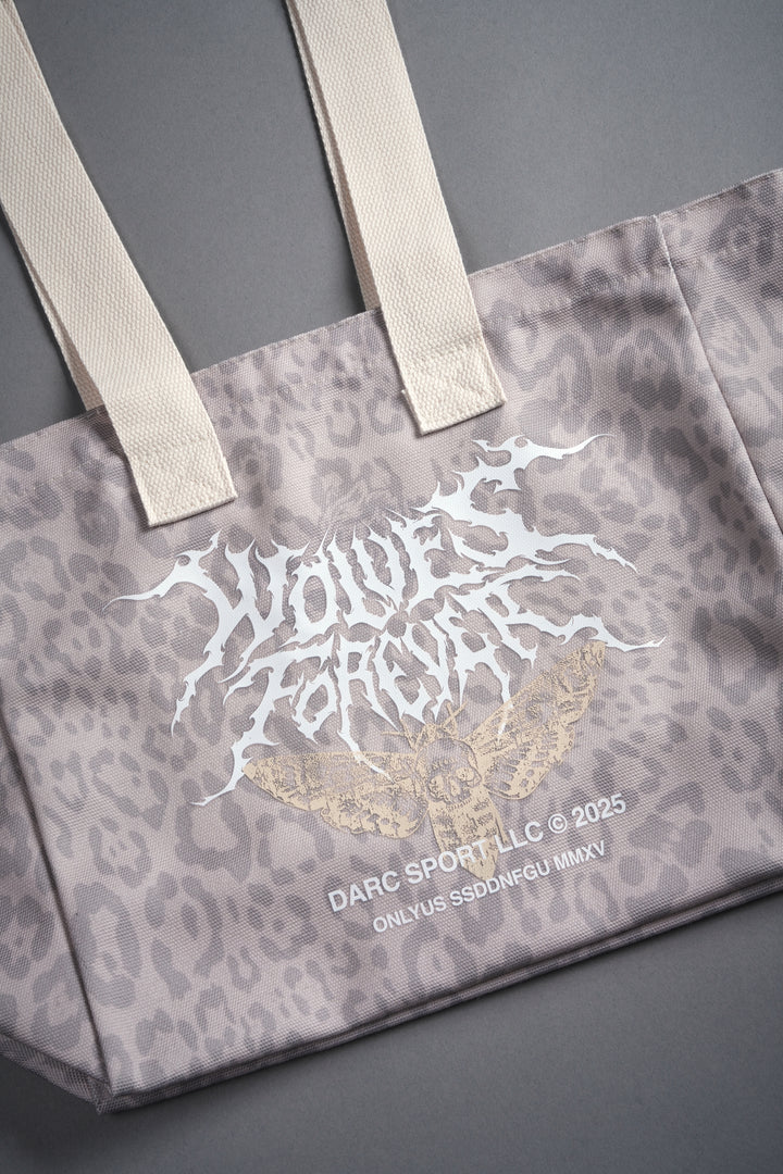 Iron Pack Mini Tote Bag in Clay Leopard