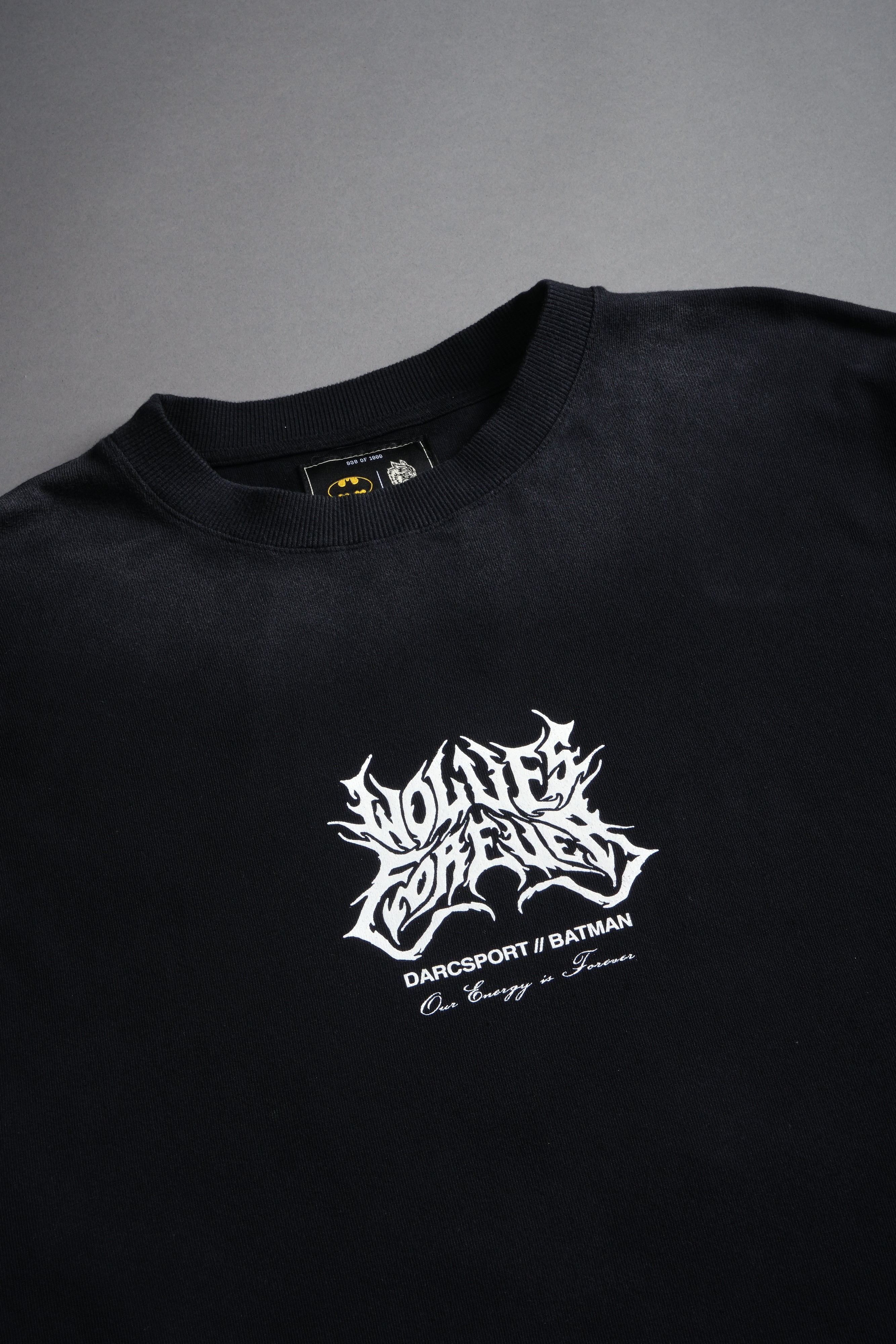 Born in the Shadows "Premium" Oversized Tee in Black Drift Wash