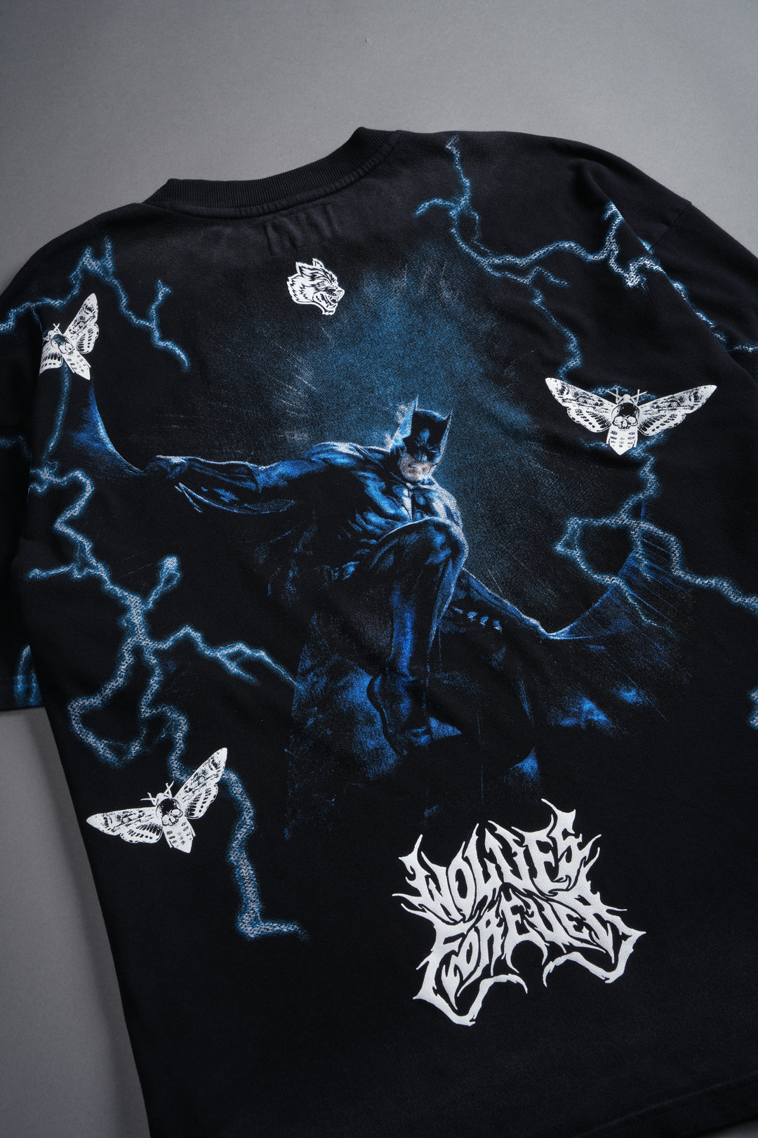 Born in the Shadows "Premium" Oversized Tee in Black Drift Wash