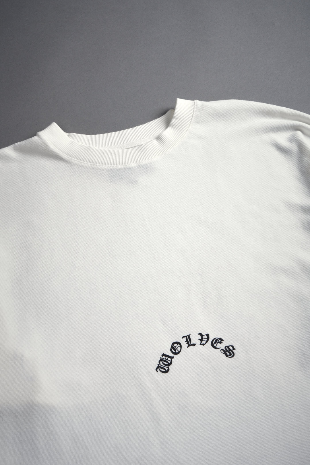 Smile "Premium" Oversized Tee in Cream