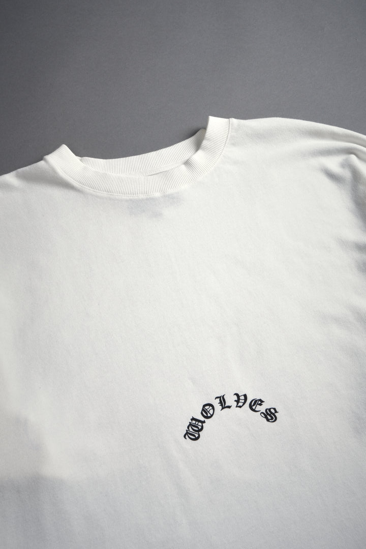 Smile "Premium" Oversized Tee in Cream