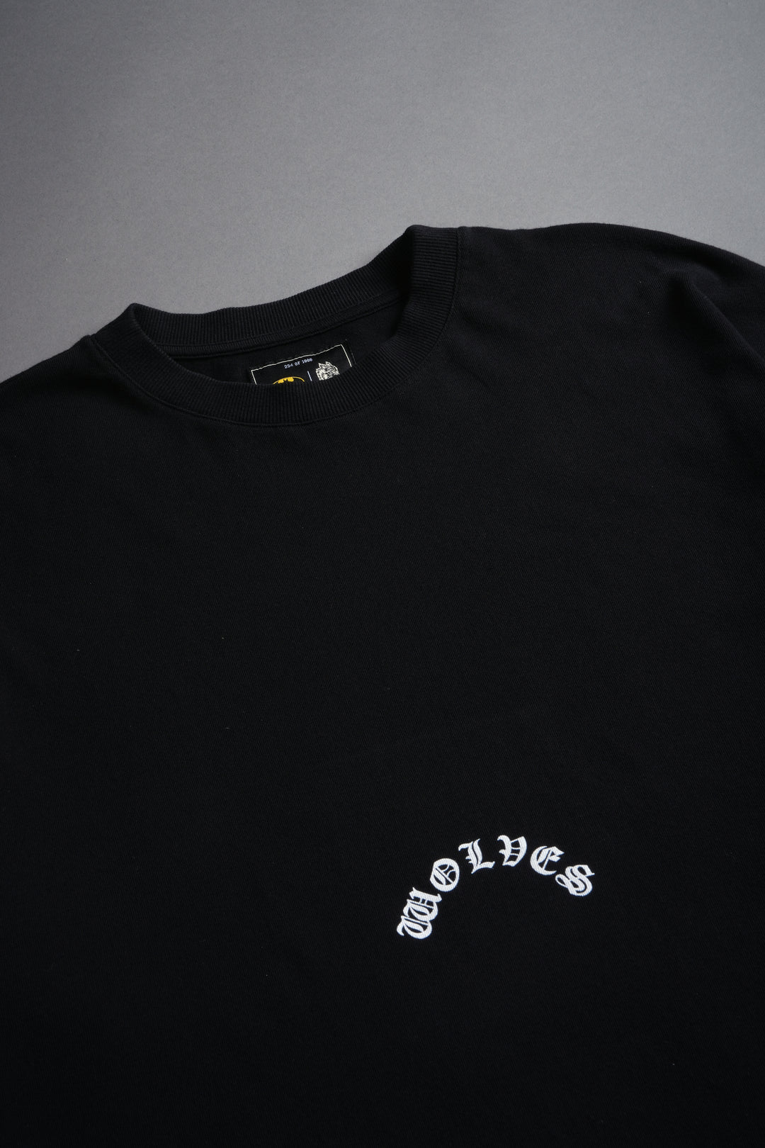 Smile "Premium" Oversized Tee in Black