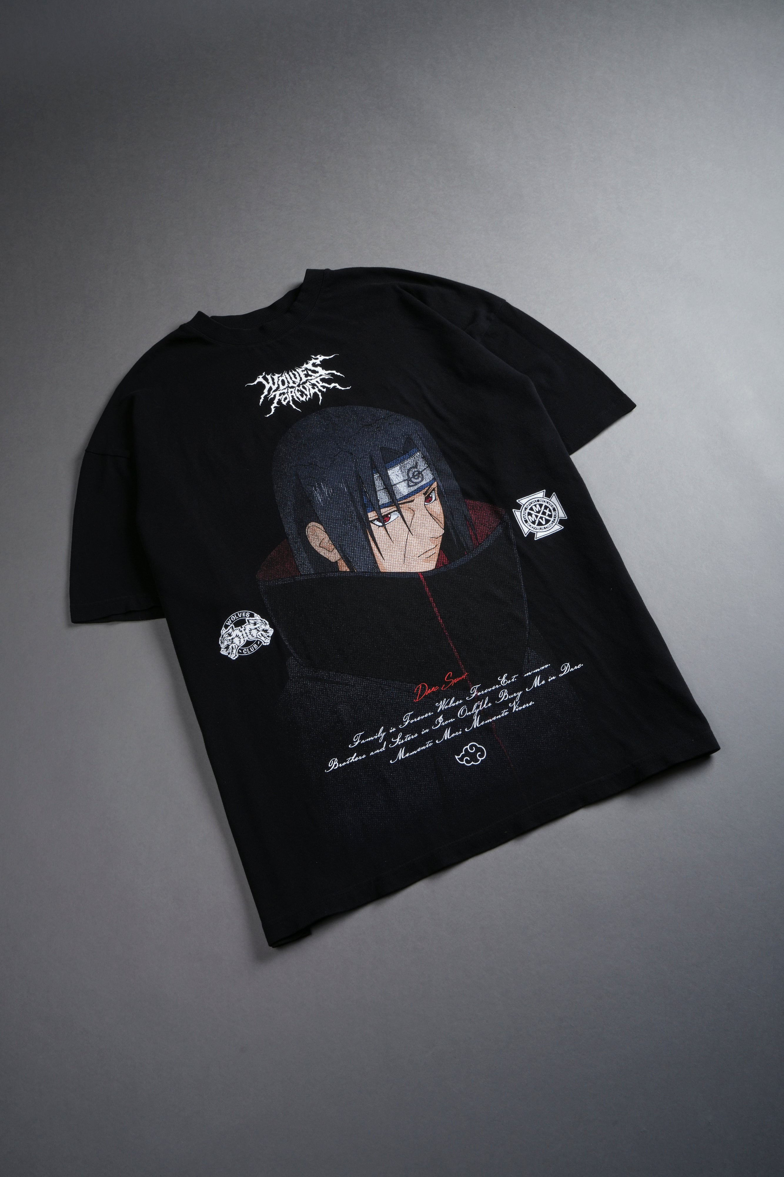 Itachi Forever "Premium" Oversized Tee in Black
