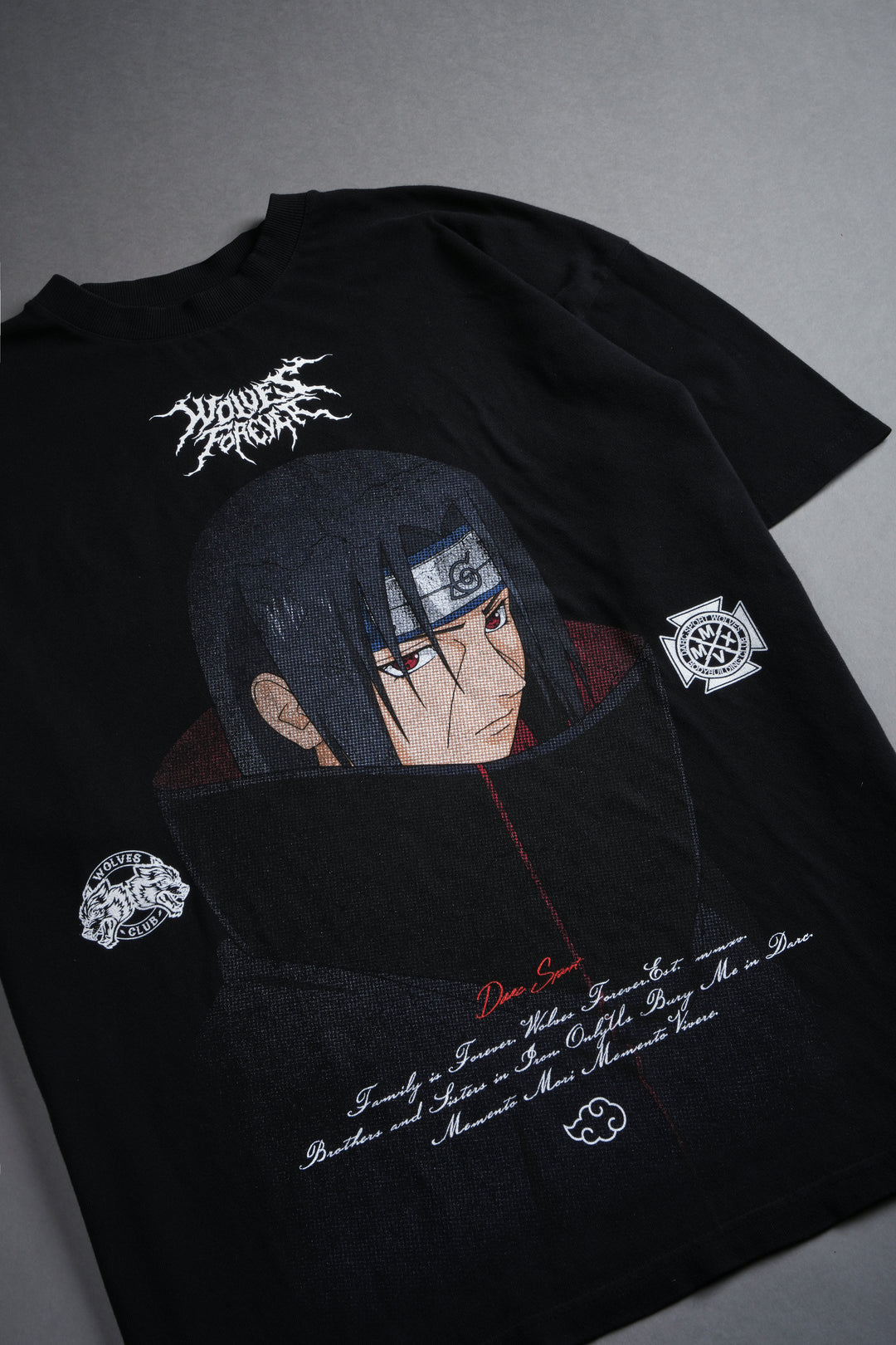 Itachi Forever "Premium" Oversized Tee in Black