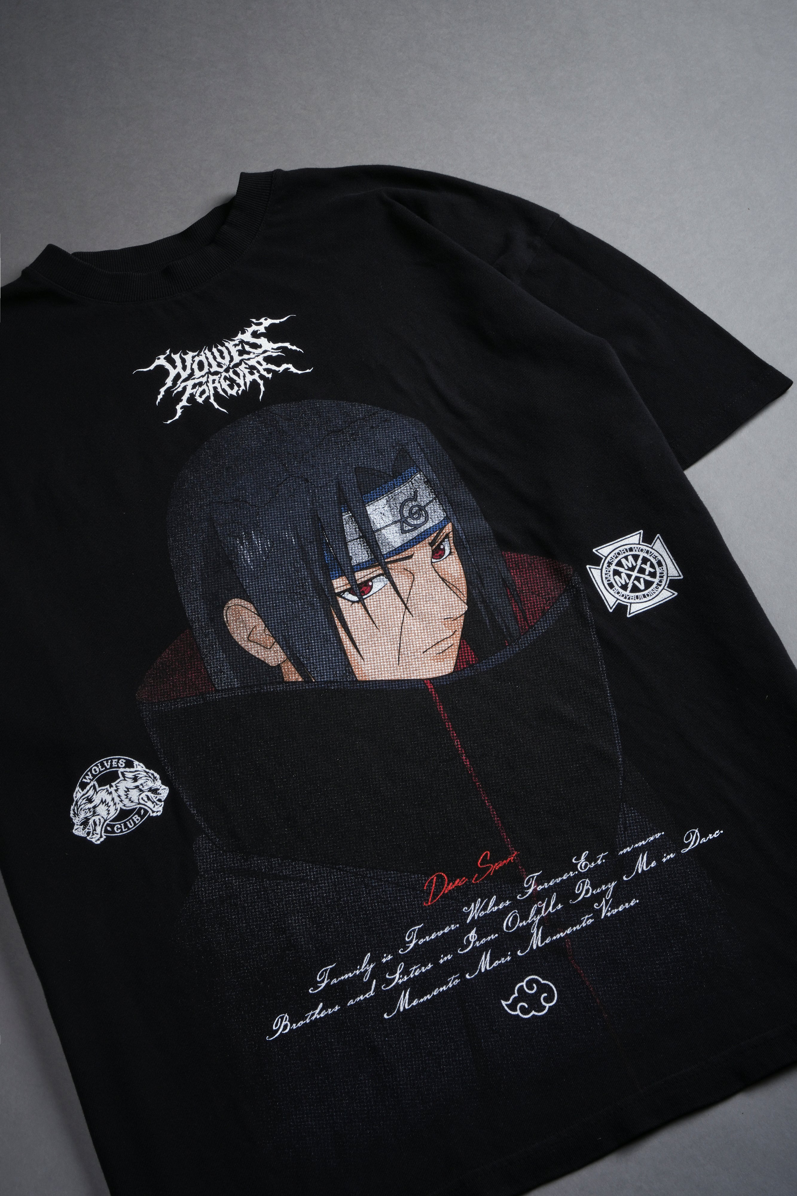Itachi Forever "Premium" Oversized Tee in Black