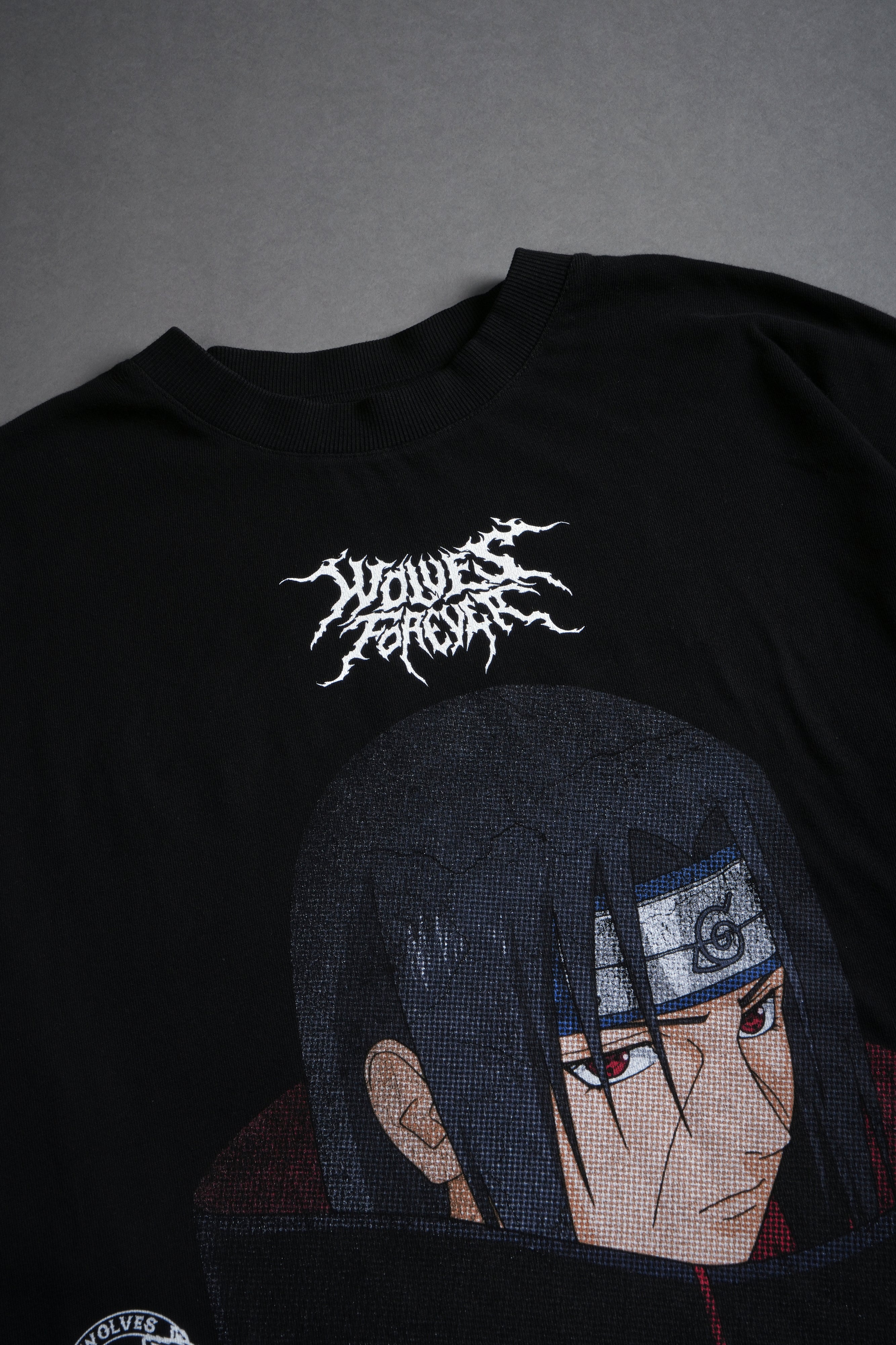Itachi Forever "Premium" Oversized Tee in Black