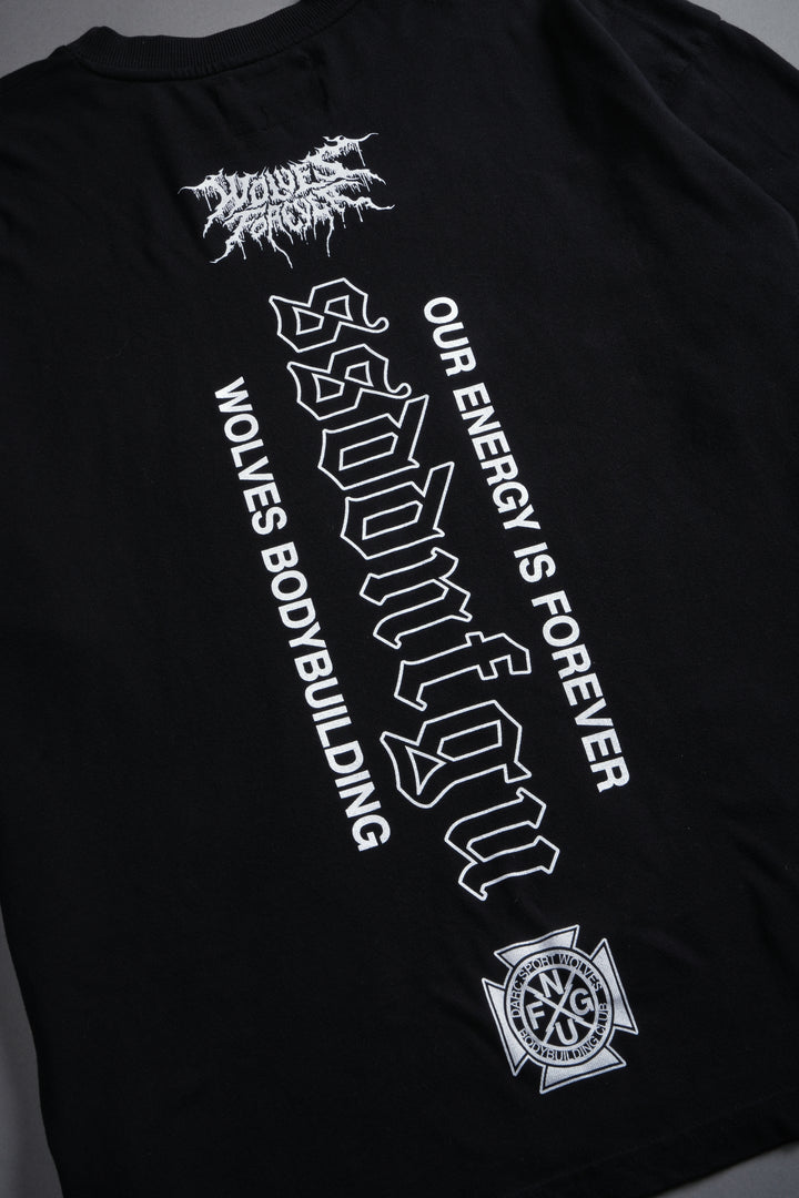 Lobo "Premium" Oversized Tee in Black