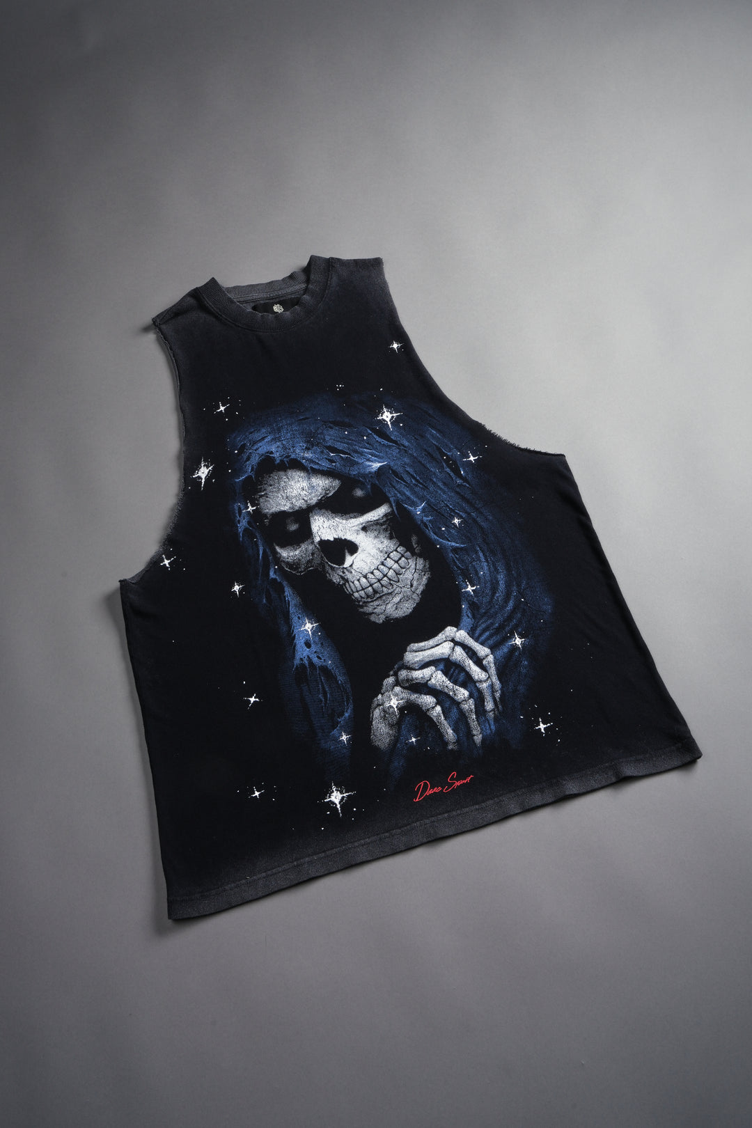 Grim Future "Tommy" Muscle Tee in Black